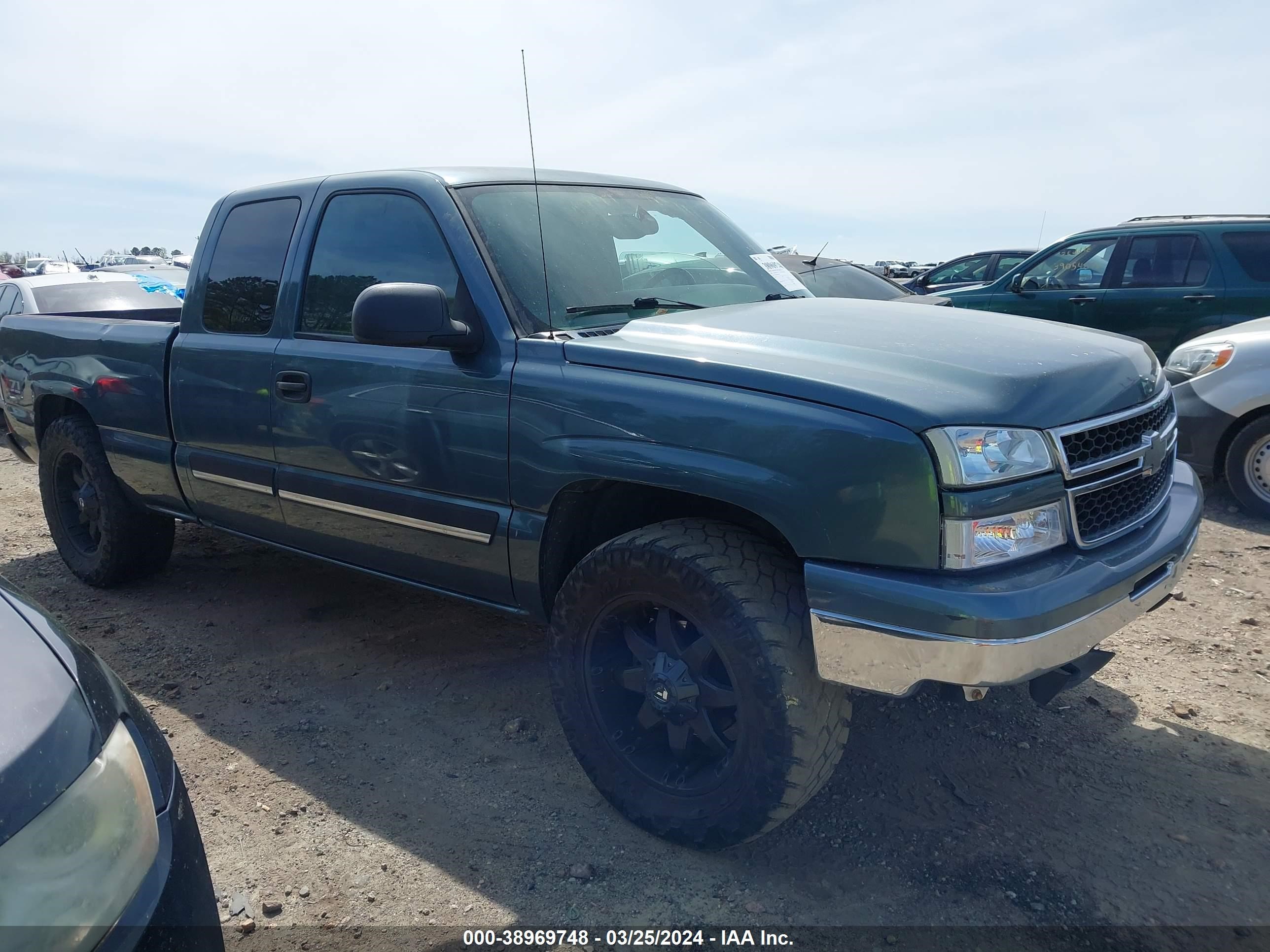 chevrolet silverado 2006 1gcek19b06z243483