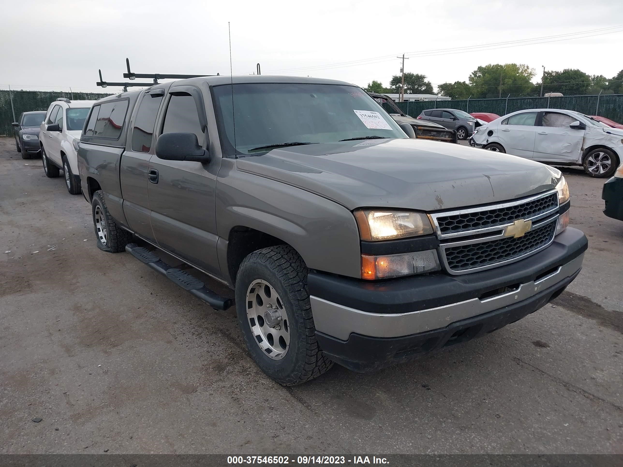 chevrolet silverado 2006 1gcek19b46z266829