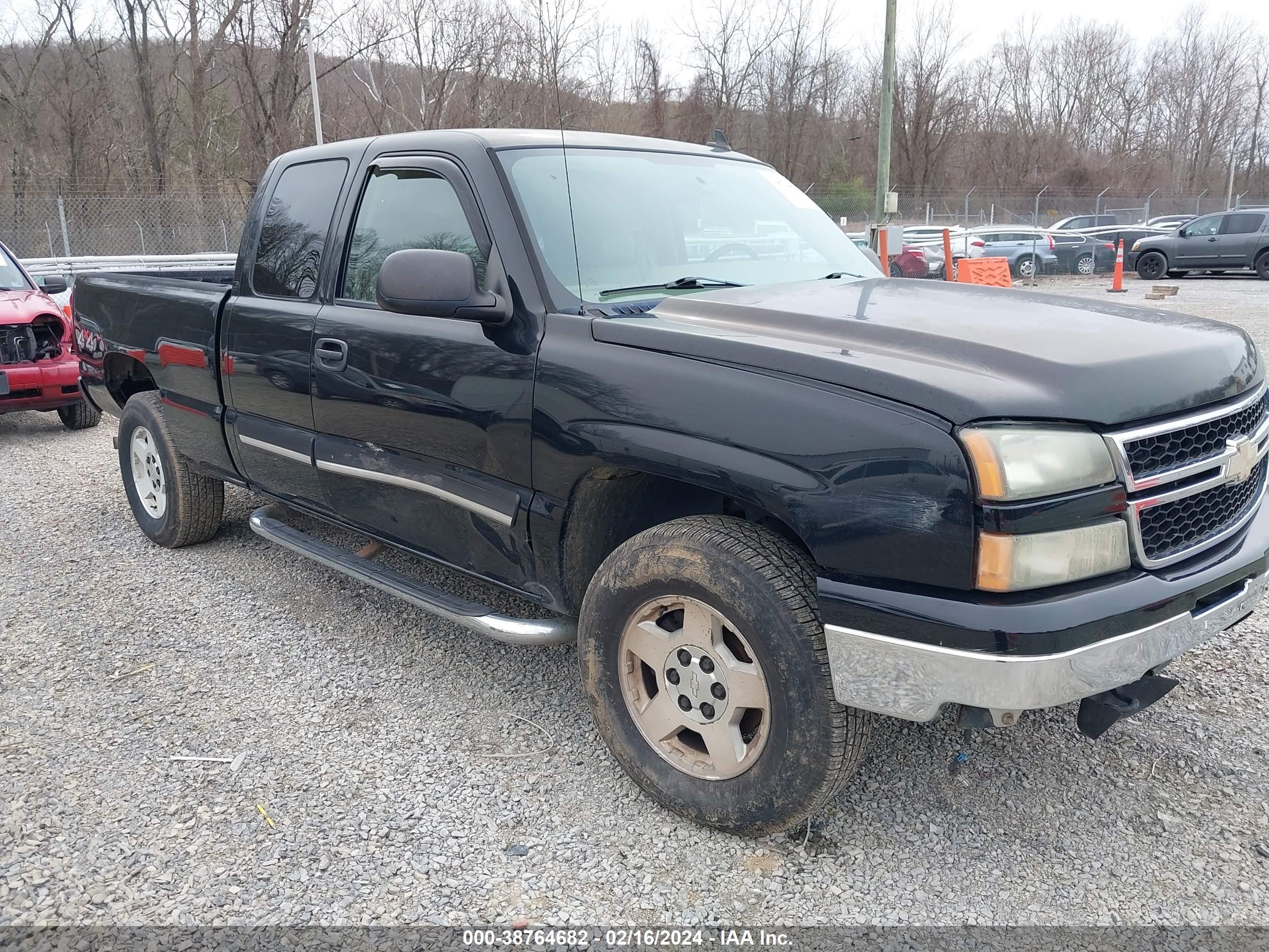 chevrolet silverado 2006 1gcek19b56z207062