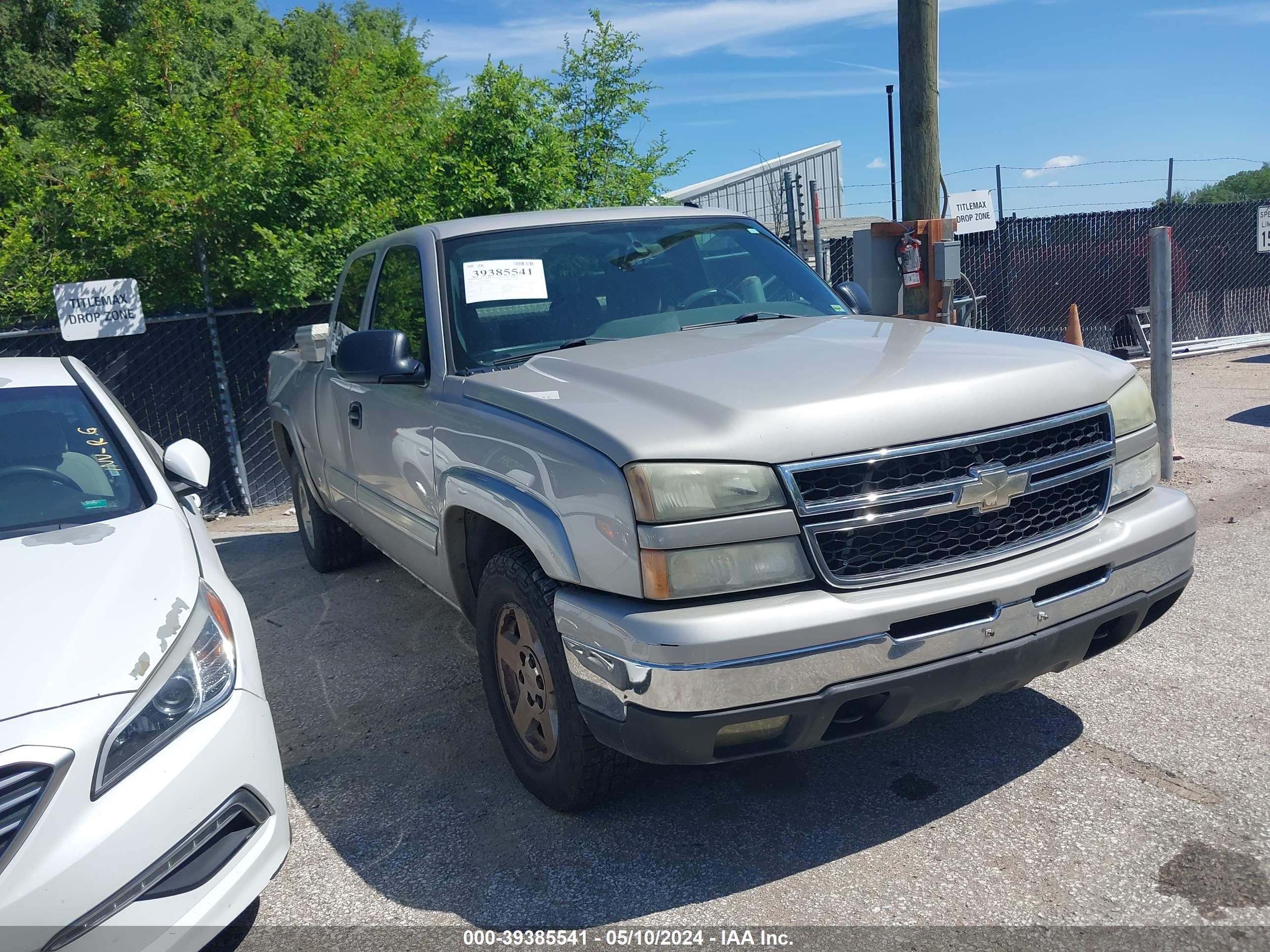 chevrolet silverado 2006 1gcek19b76z198591