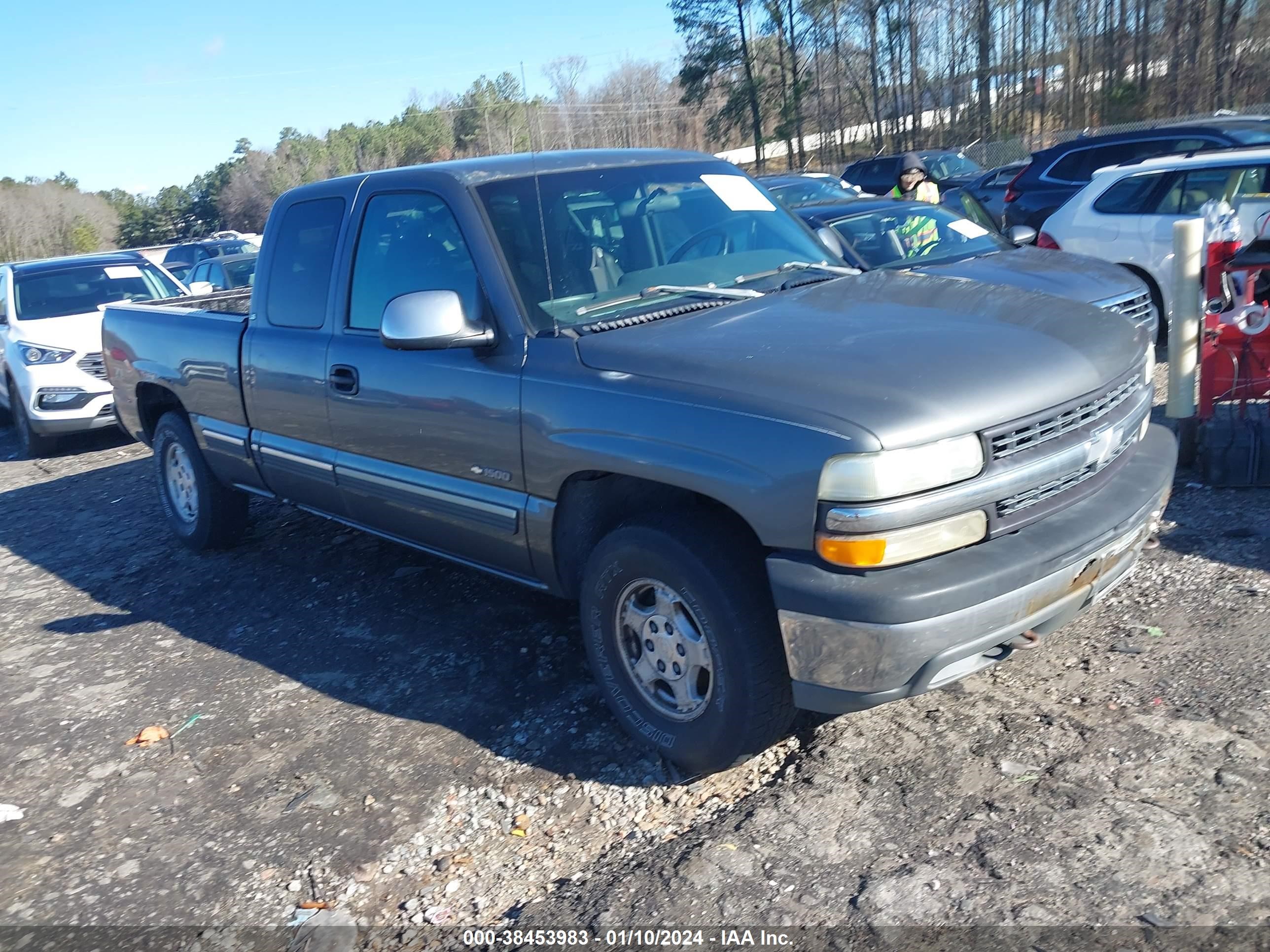 chevrolet silverado 2002 1gcek19t12e227156