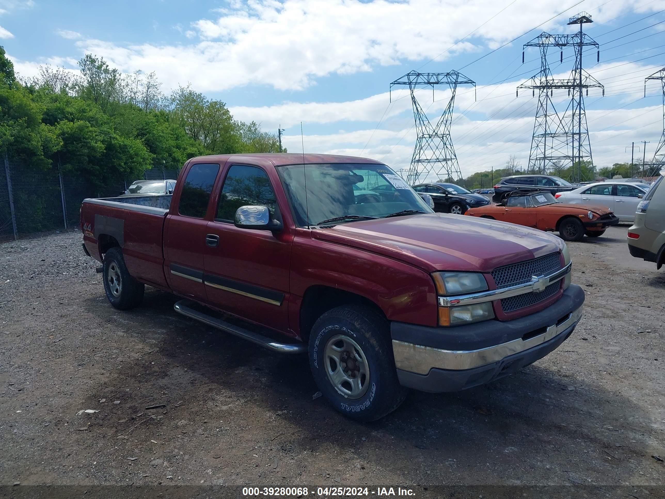 chevrolet silverado 2004 1gcek19t64e284956