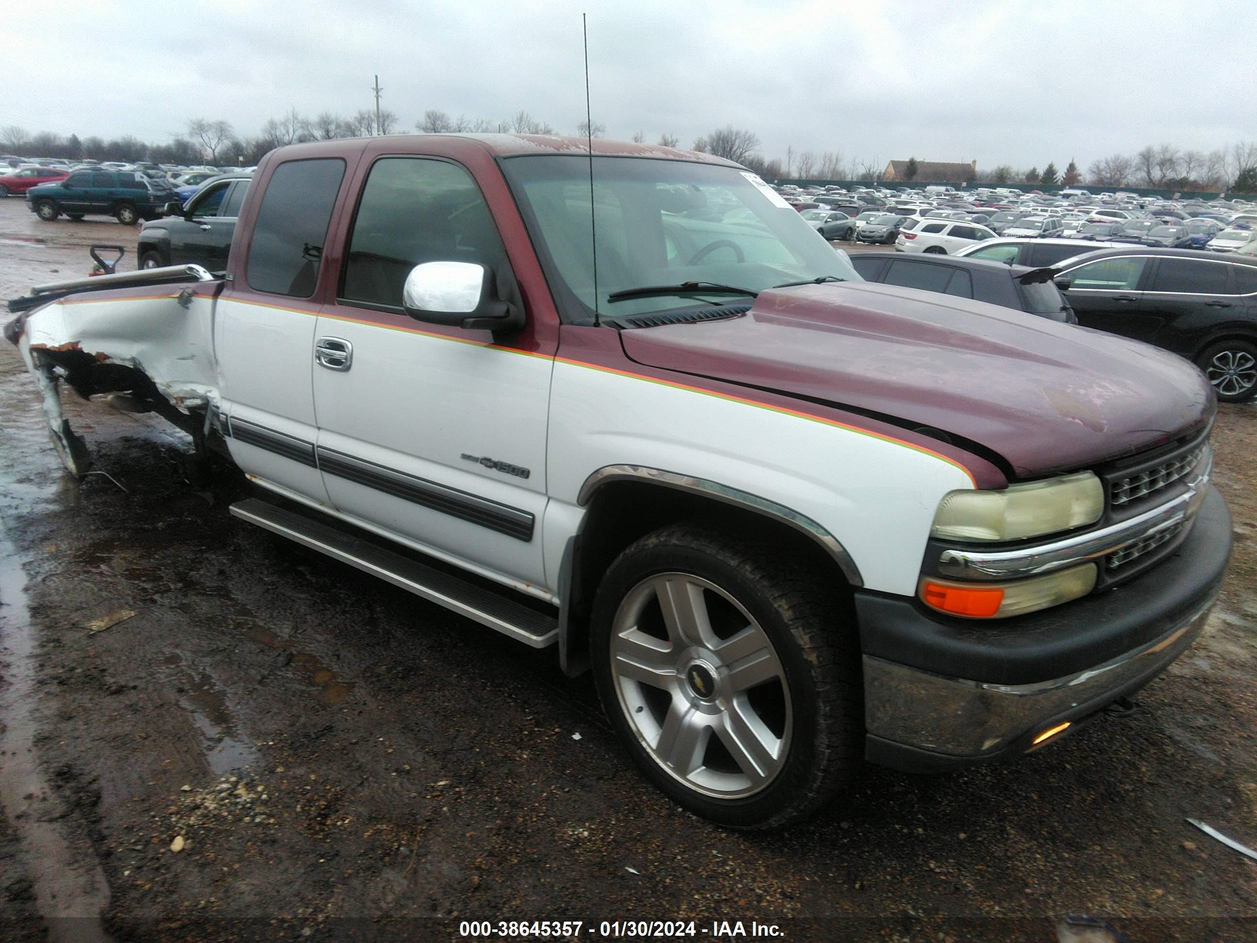 chevrolet silverado 2001 1gcek19v11e105848