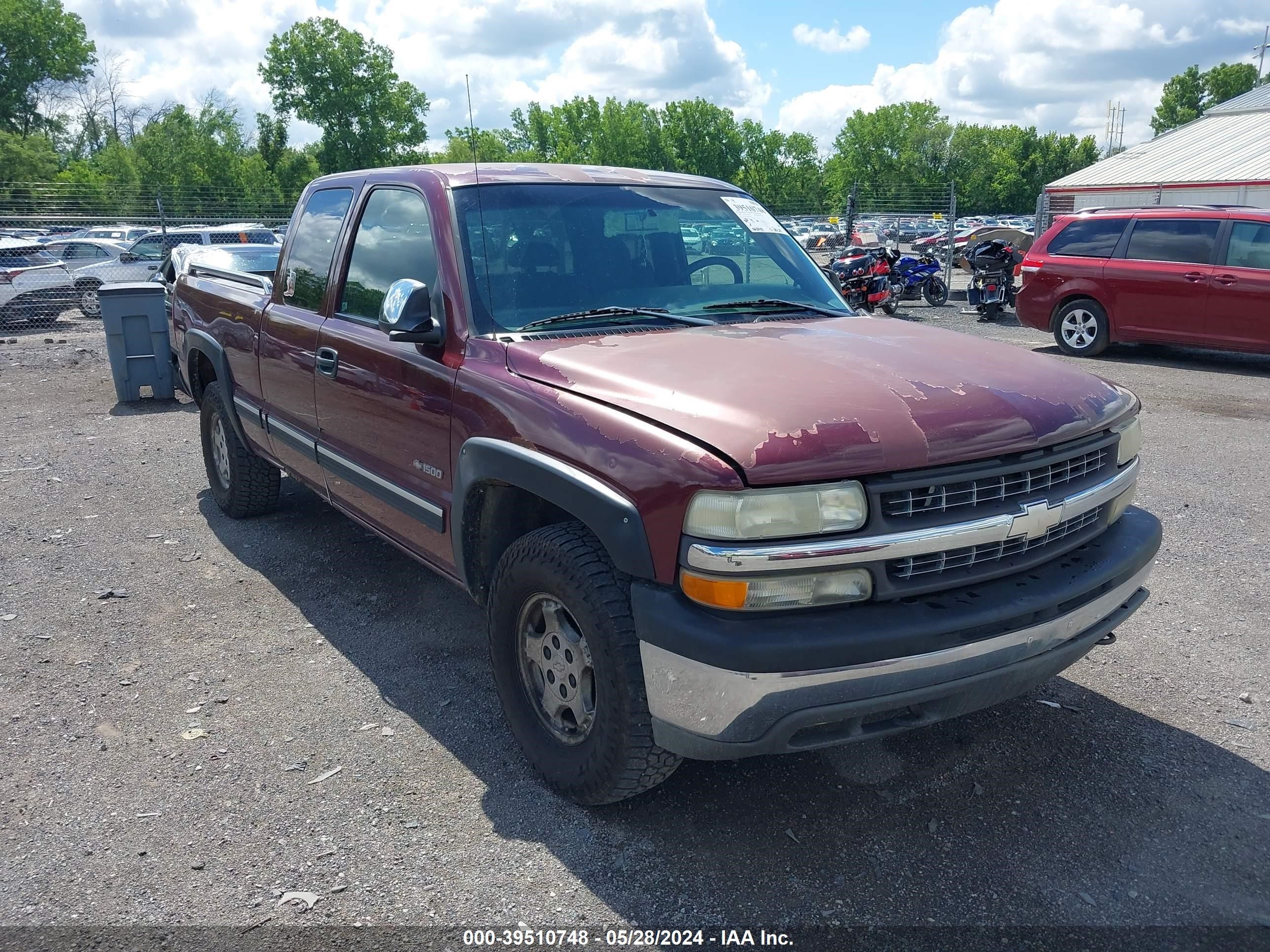 chevrolet silverado 2002 1gcek19v52z345835