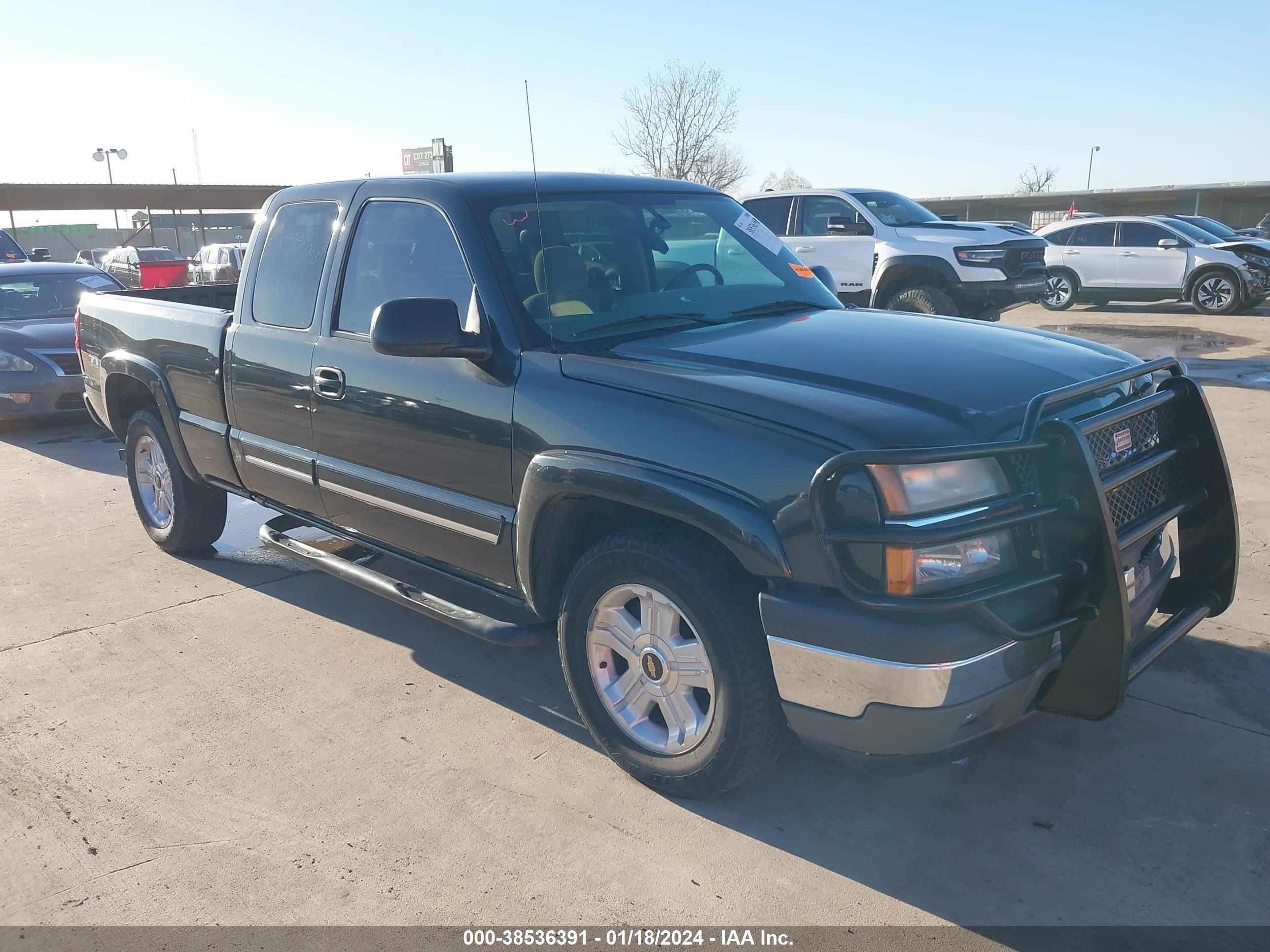 chevrolet silverado 2005 1gcek19z75z311337