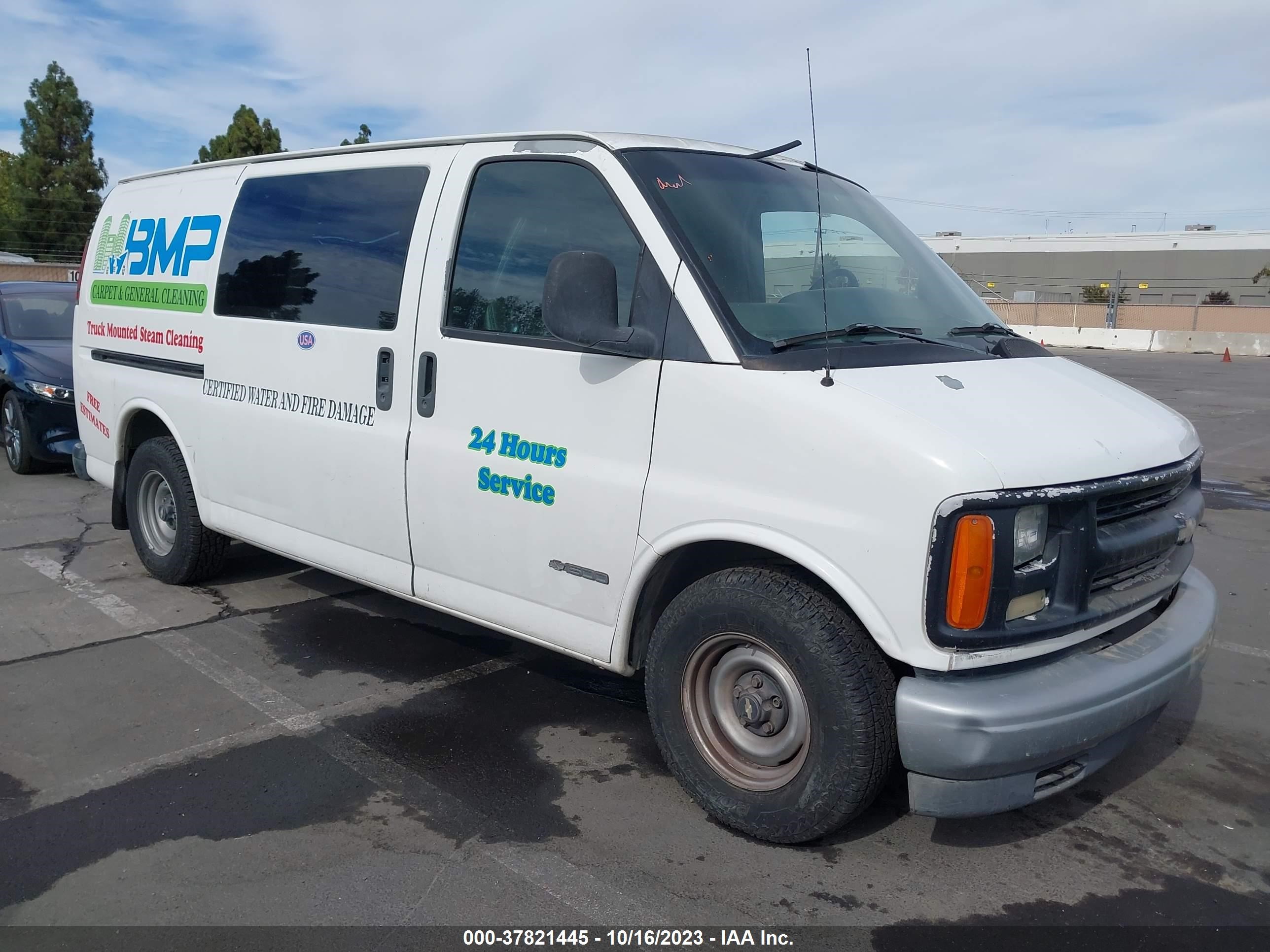 chevrolet express 2002 1gcfg15wx21182716