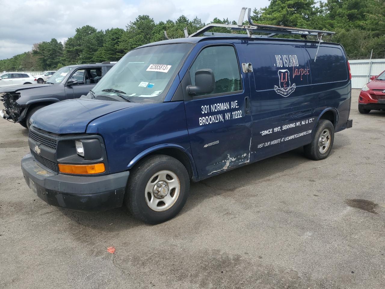 chevrolet express 2004 1gcfg15x541115436