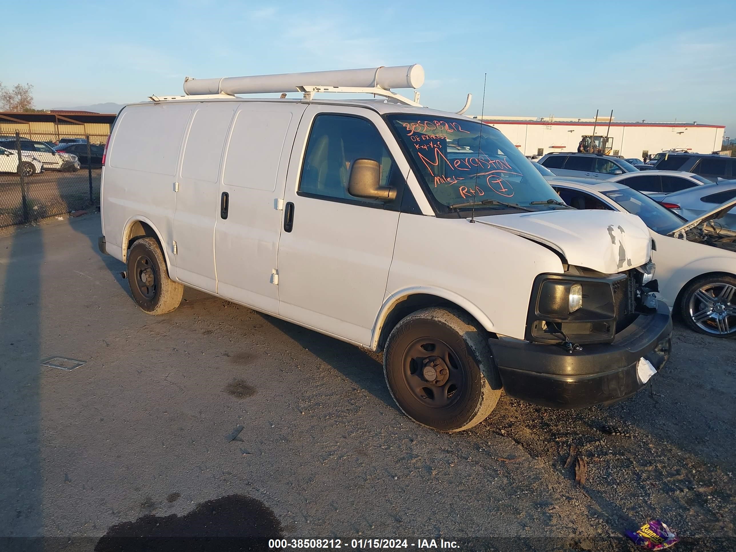 chevrolet express 2008 1gcfg15x781123317