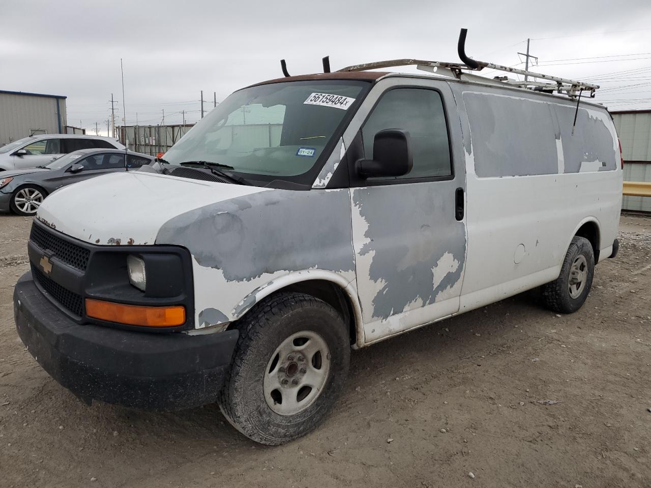 chevrolet express 2007 1gcfg15xx71168346