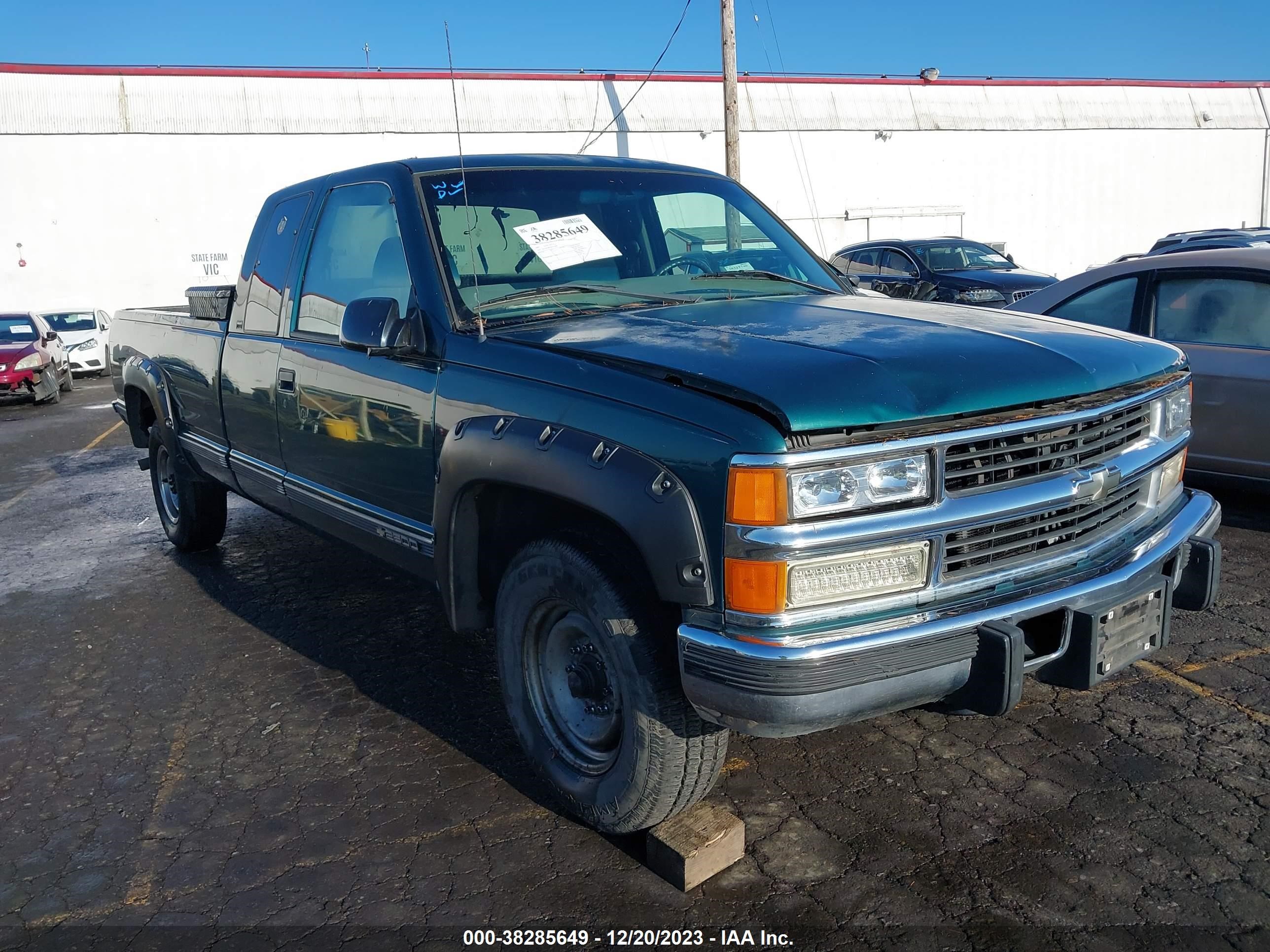 chevrolet silverado 1997 1gcgc29f5ve134487