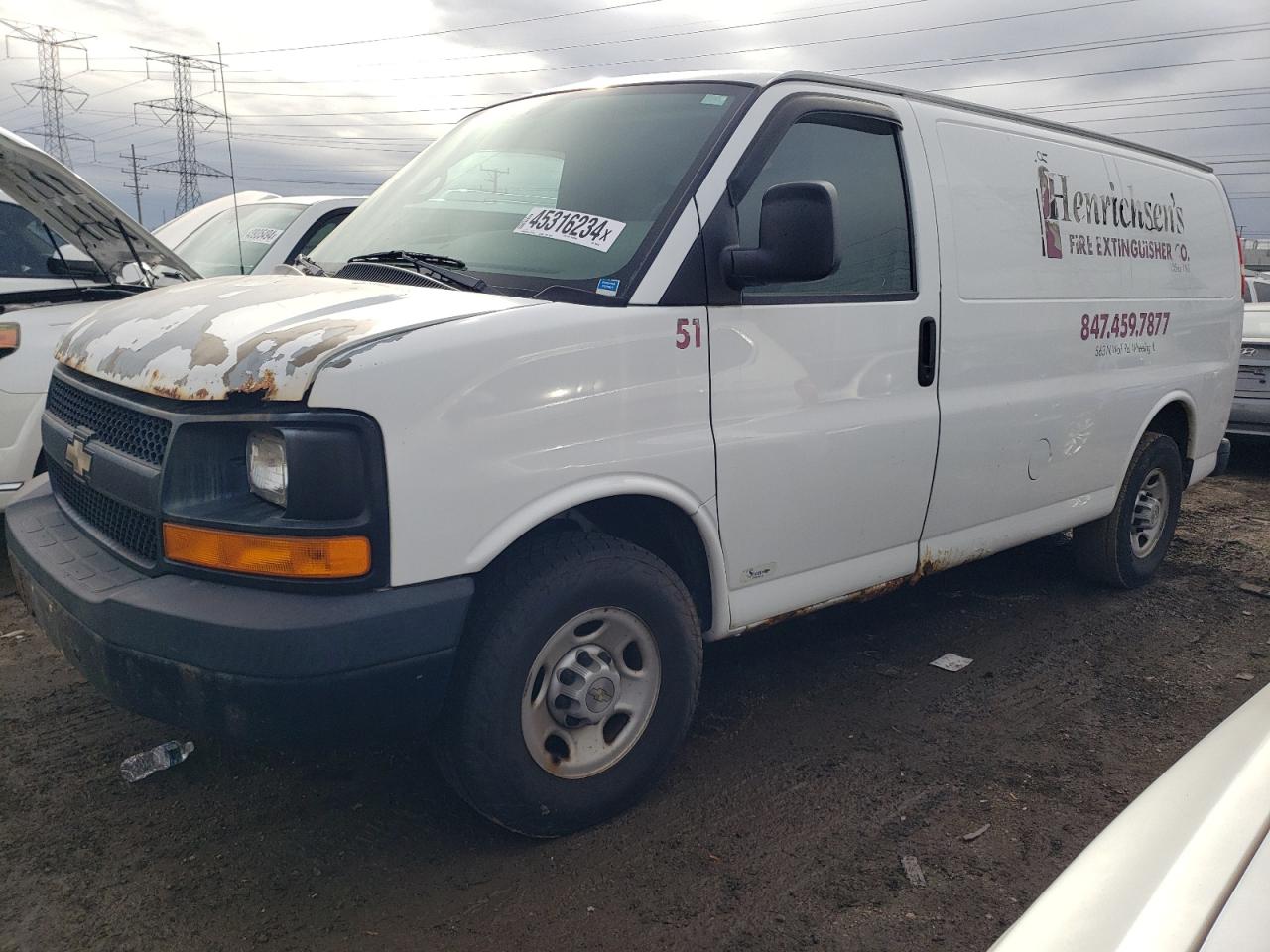 chevrolet express 2008 1gcgg25c781209279