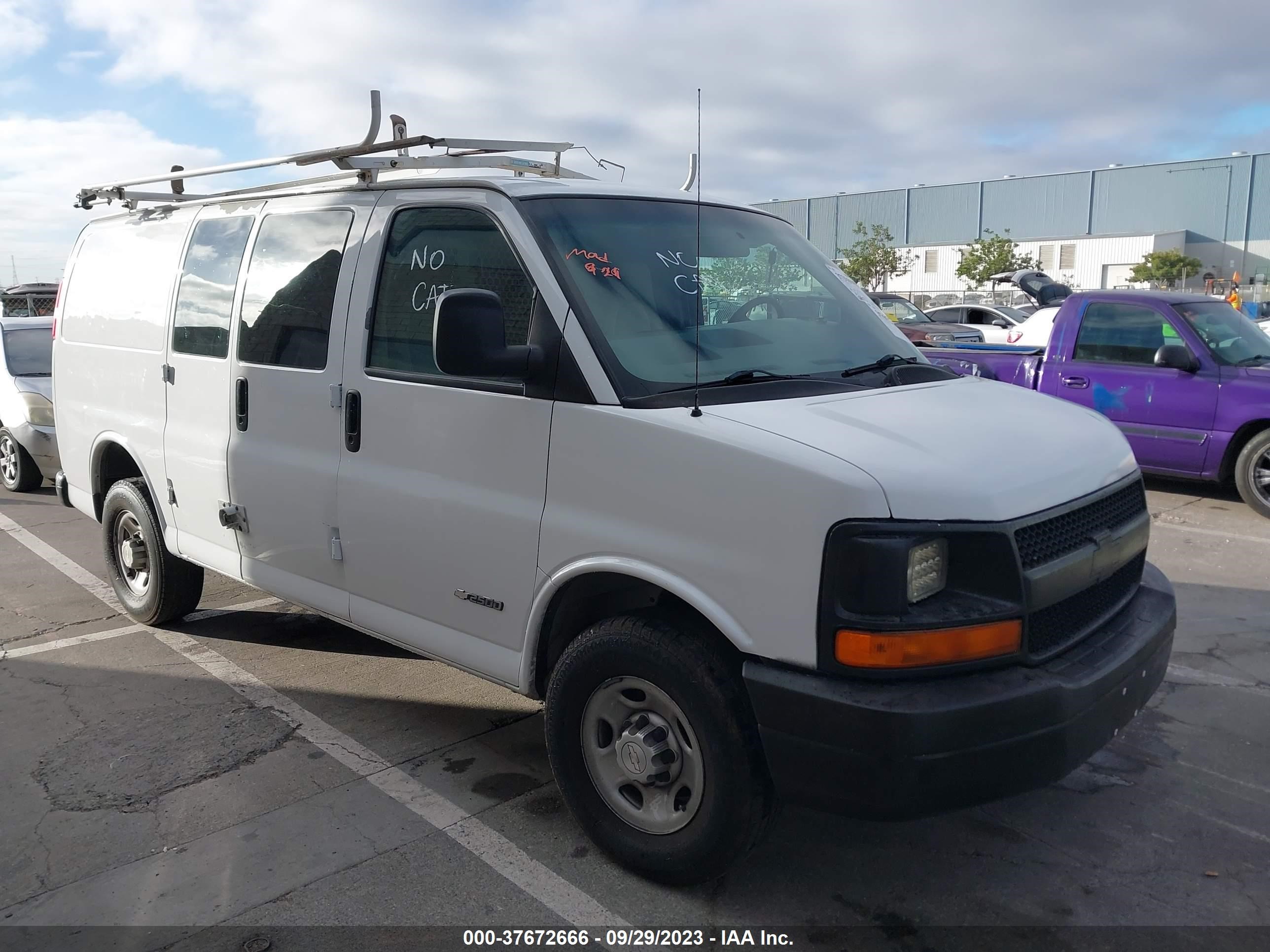 chevrolet express 2006 1gcgg25v161123318