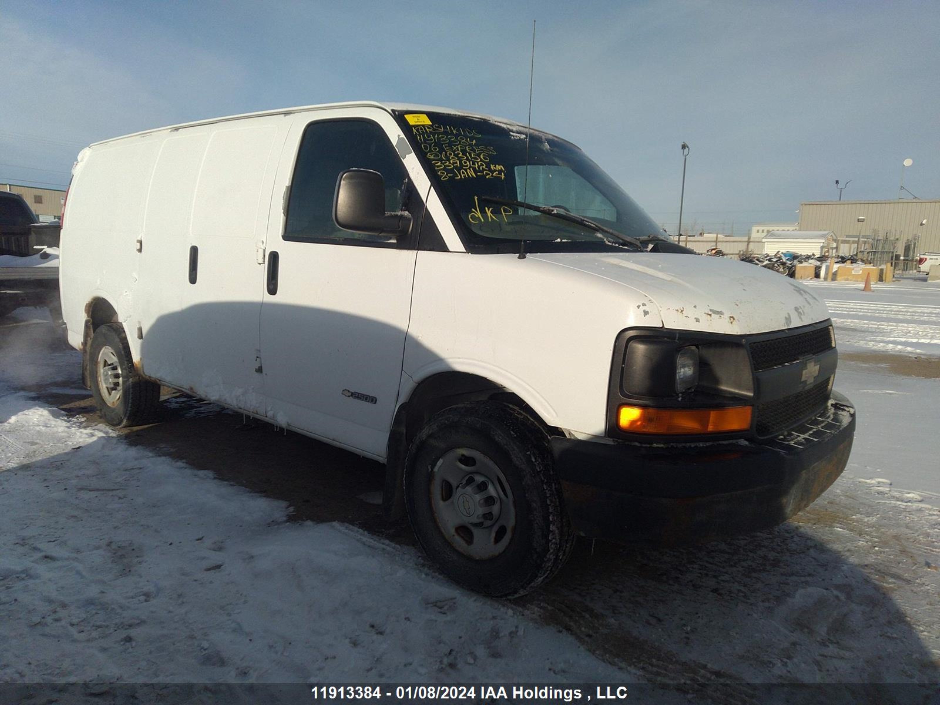 chevrolet express 2006 1gcgg25v461183156