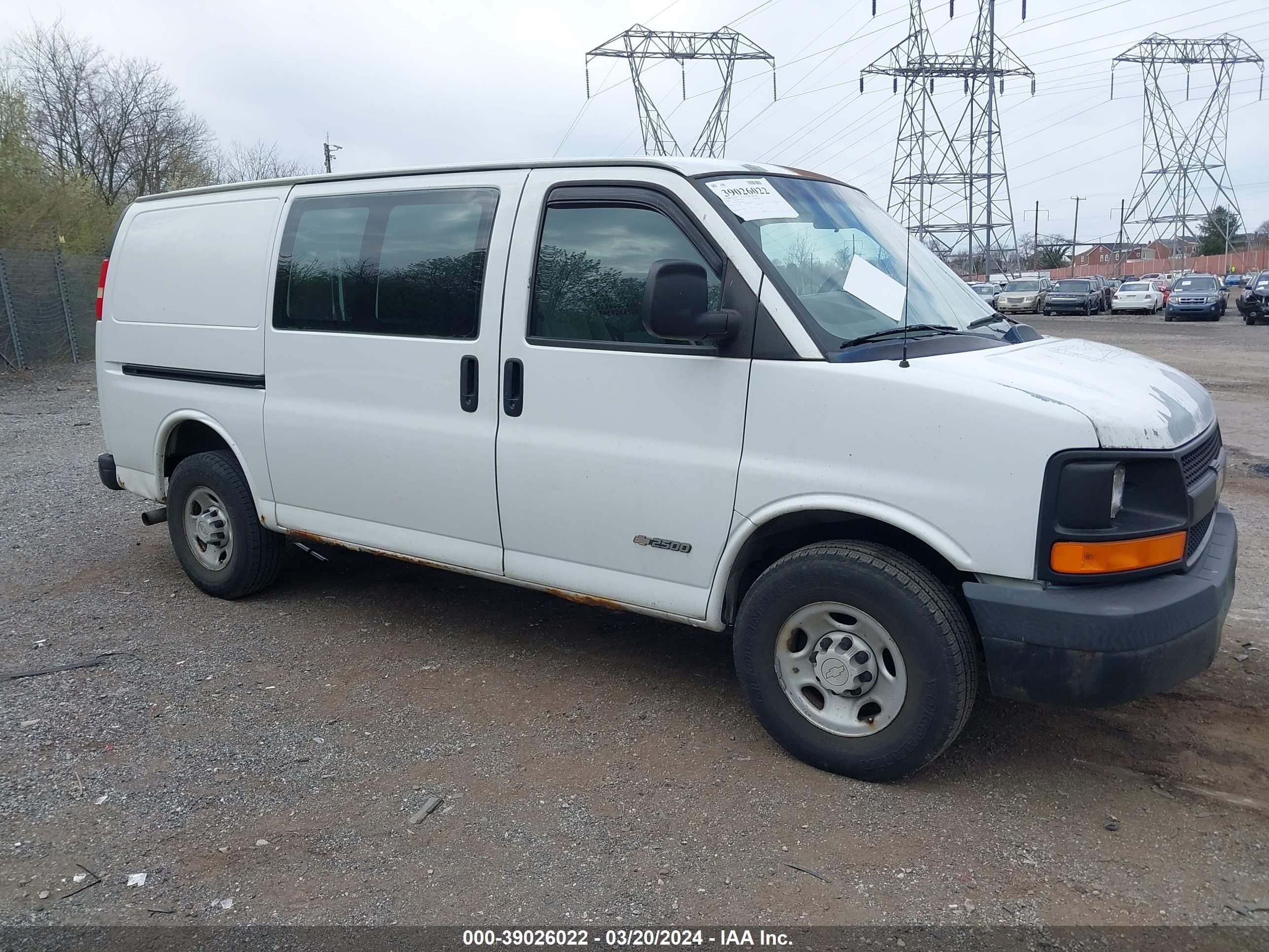 chevrolet express 2006 1gcgg25v661148652