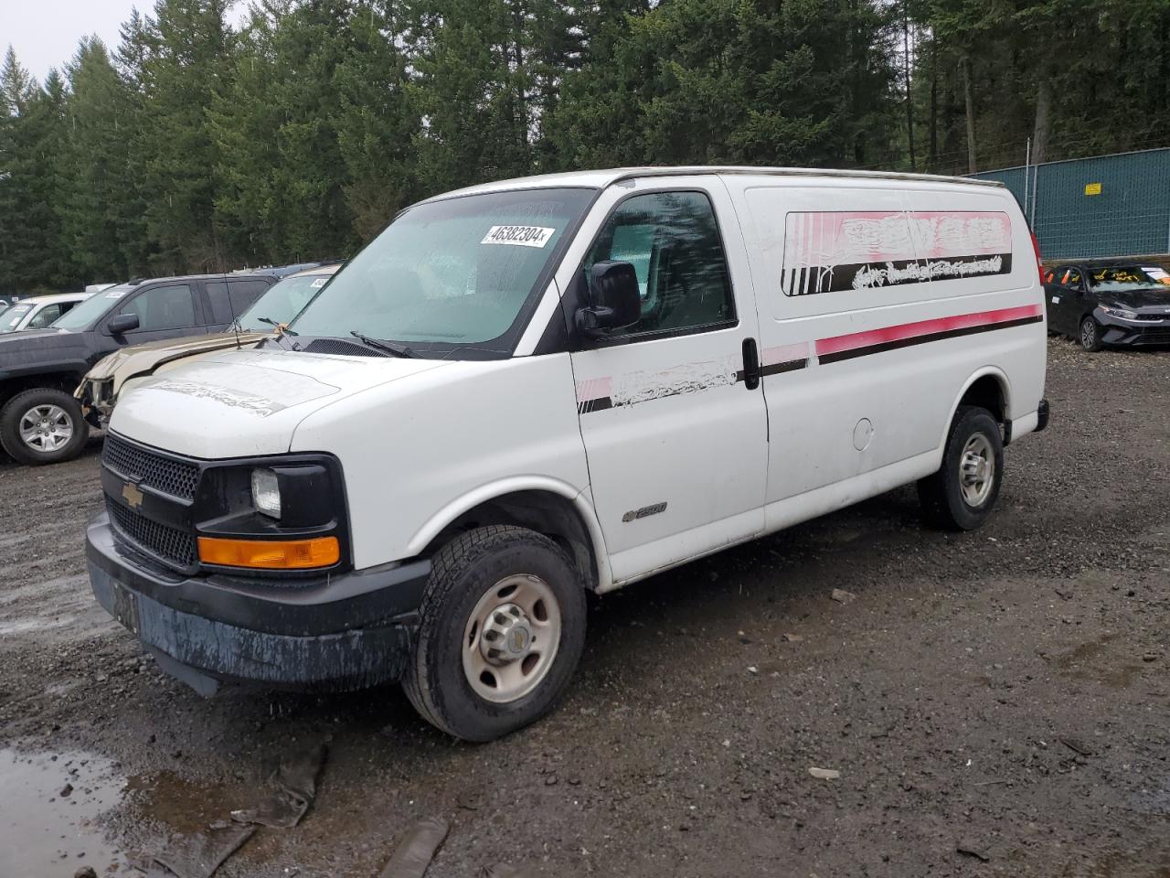 chevrolet express 2003 1gcgg25v831200410