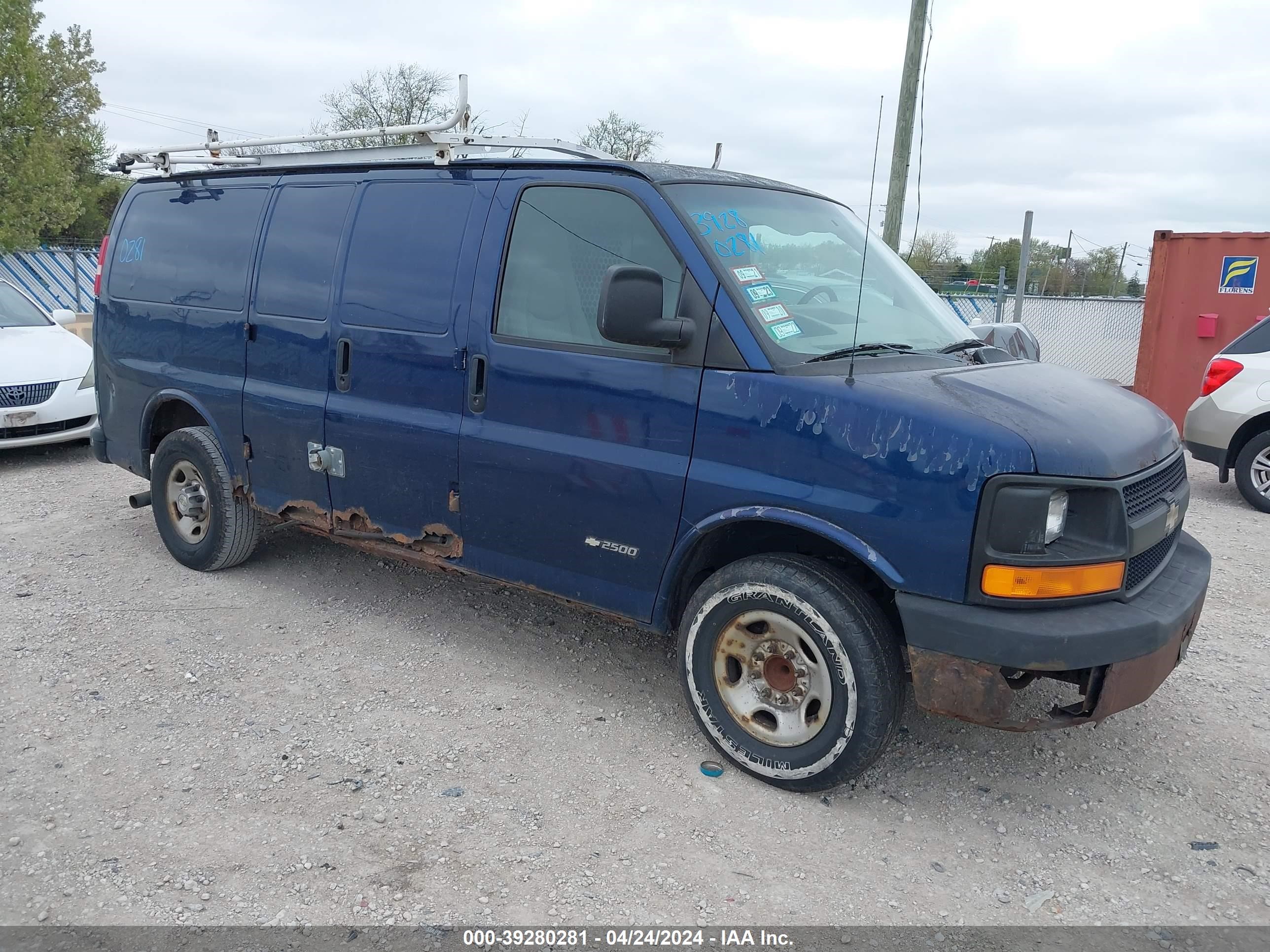 chevrolet express 2004 1gcgg25v941182114