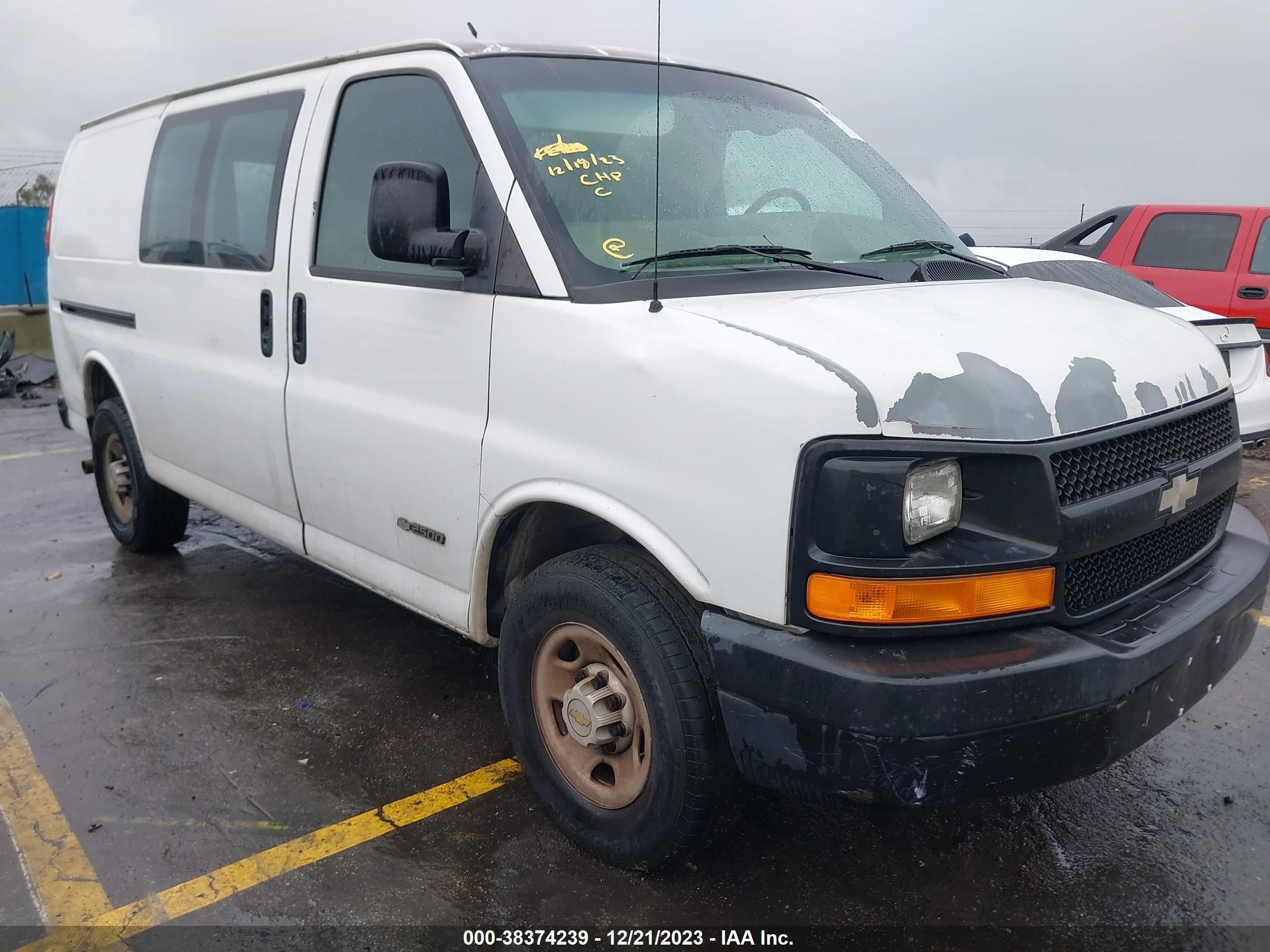 chevrolet express 2005 1gcgg25v951148160