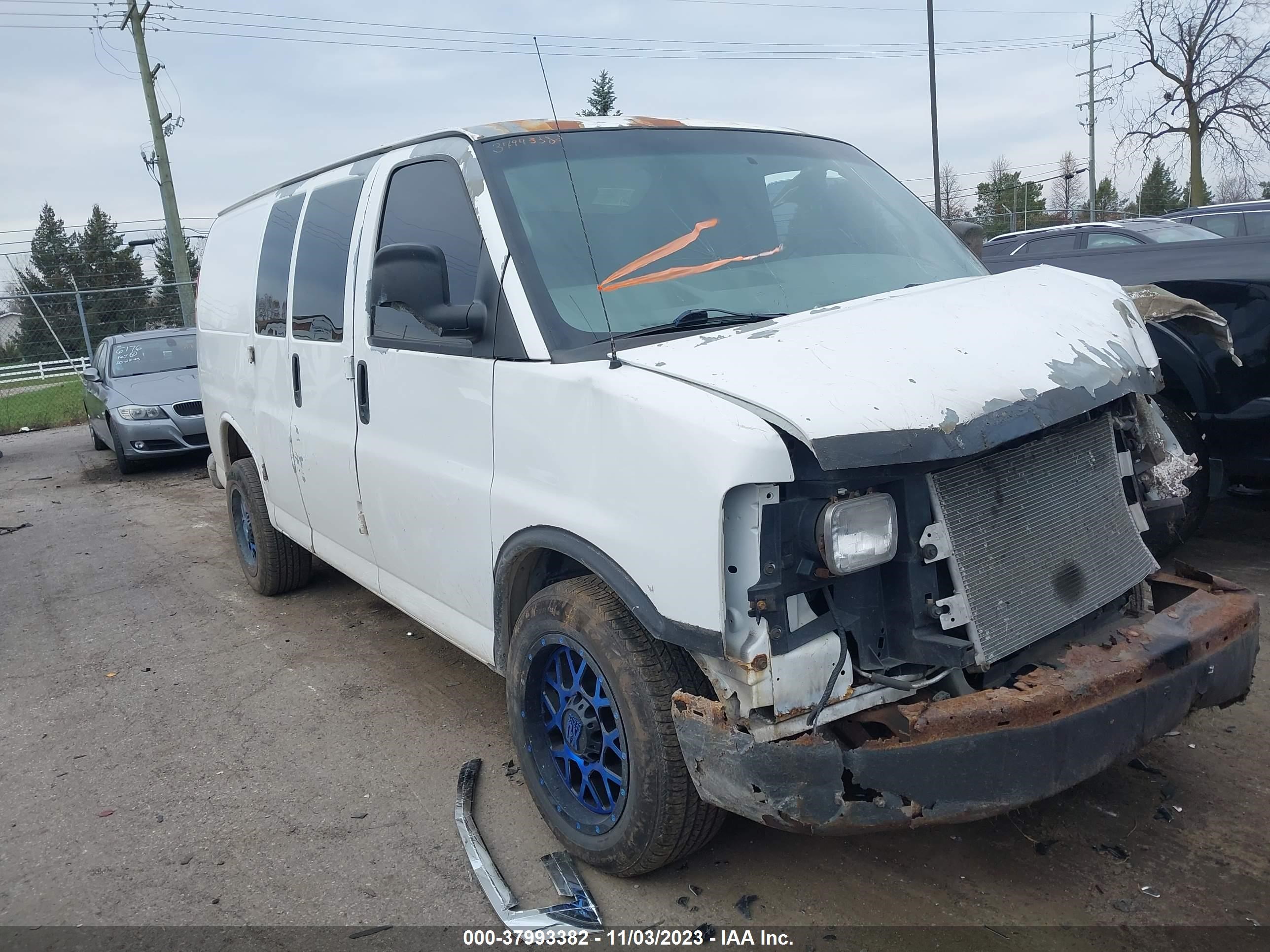 chevrolet express 2007 1gcgg25v971114786