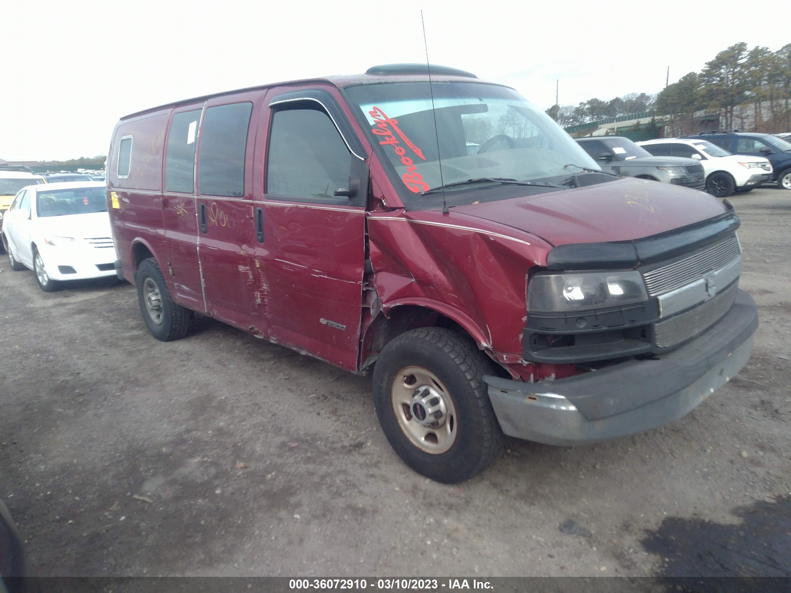 chevrolet express 2006 1gcgg25vx61170492