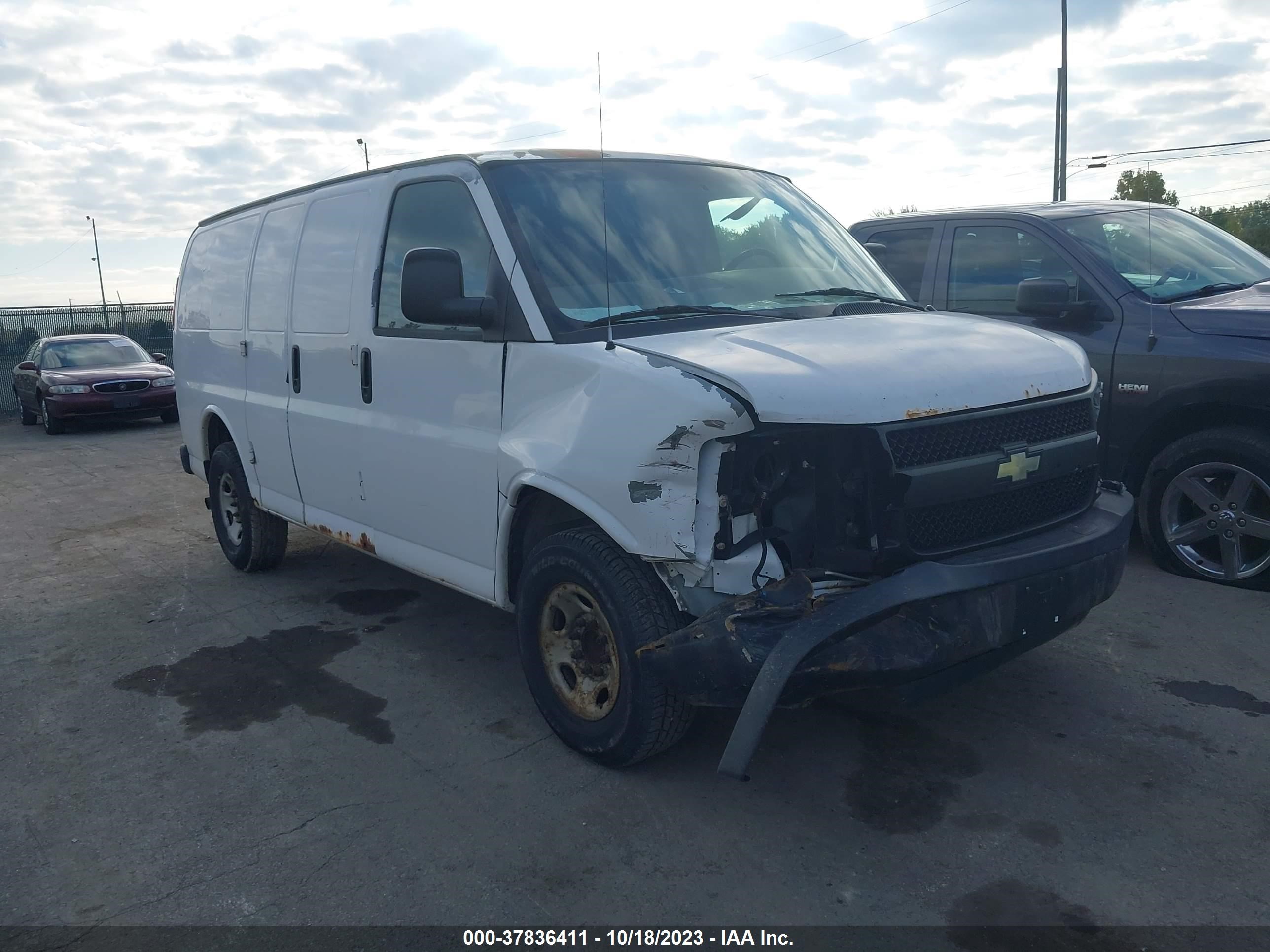 chevrolet express 2007 1gcgg25vx71150440