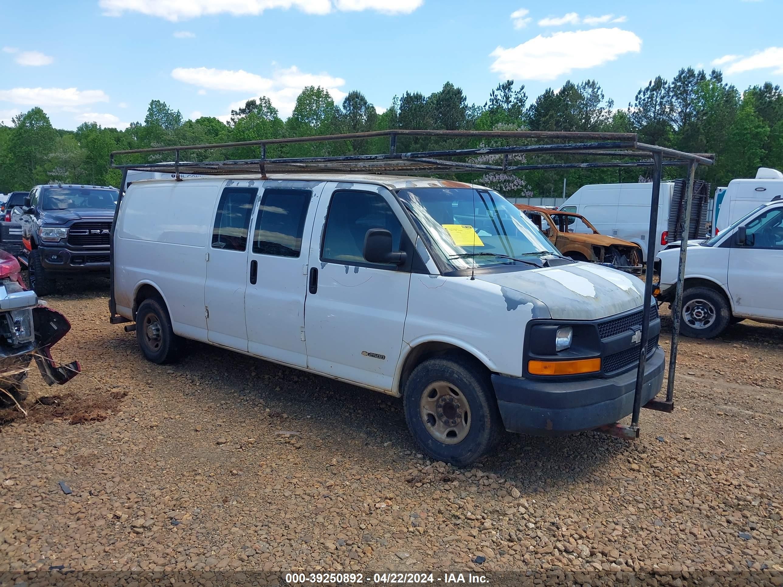 chevrolet express 2005 1gcgg29v751114535