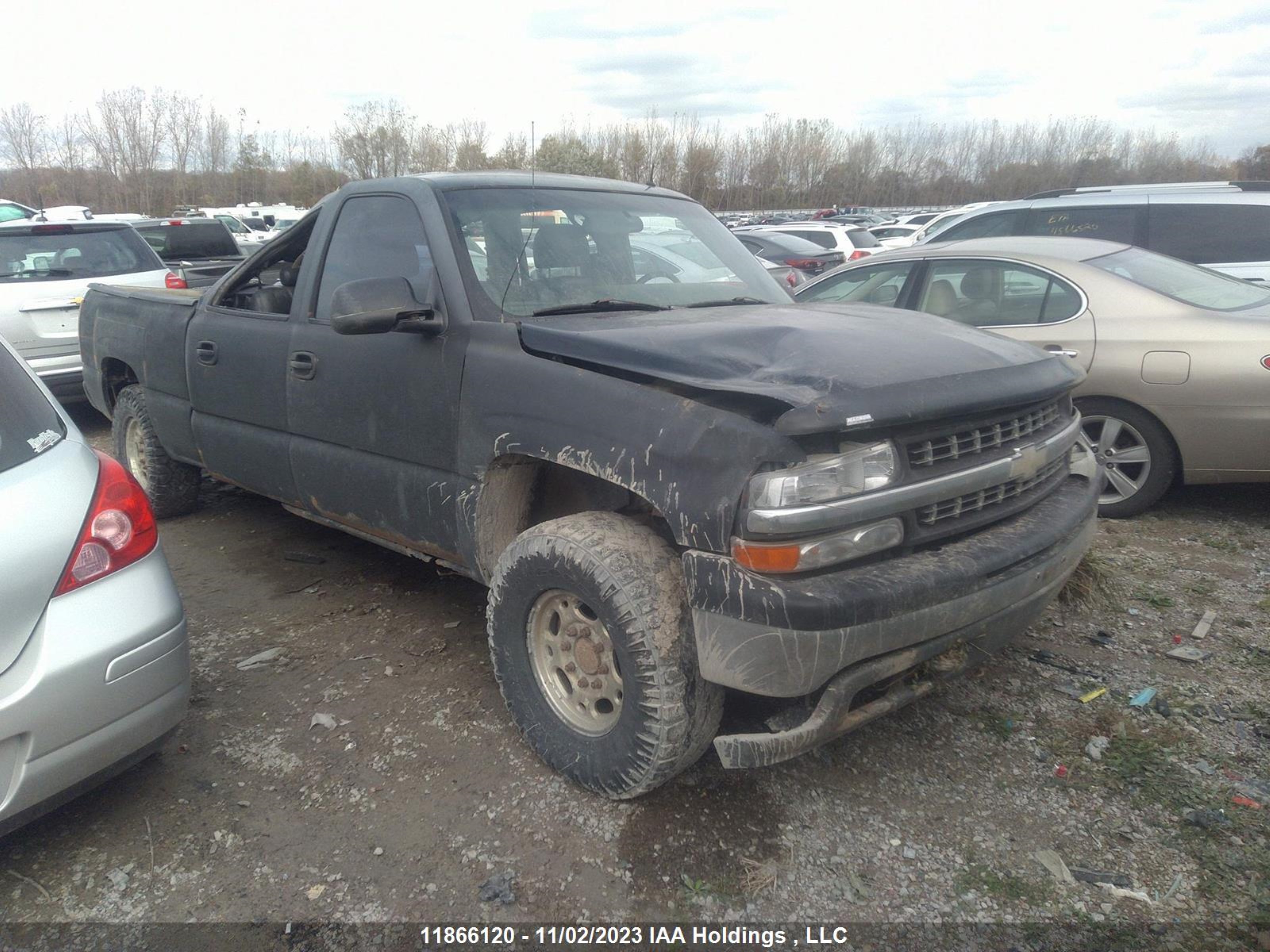 chevrolet silverado 2002 1gcgk13u12f179226