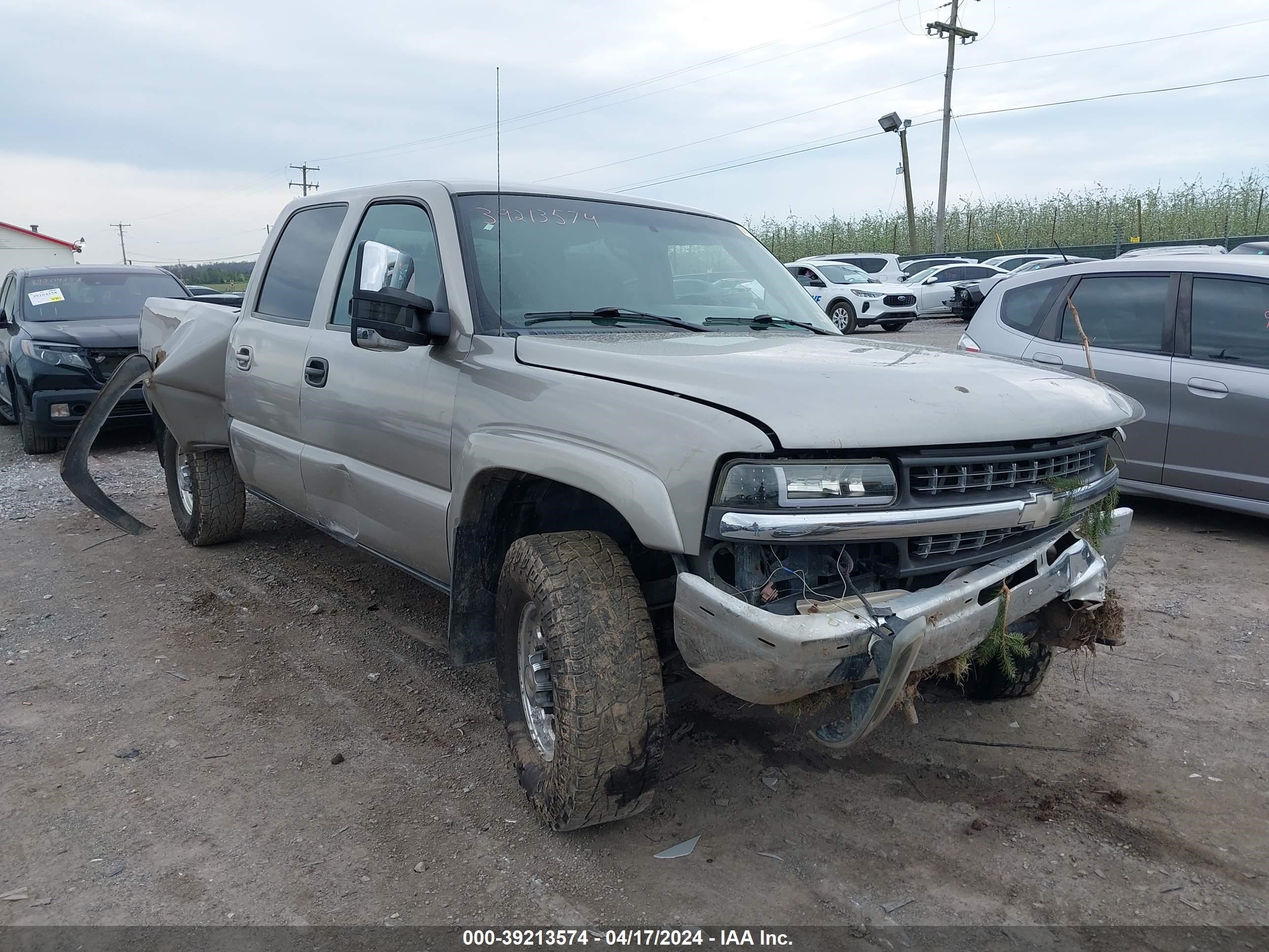 chevrolet silverado 2002 1gcgk13u12f218669