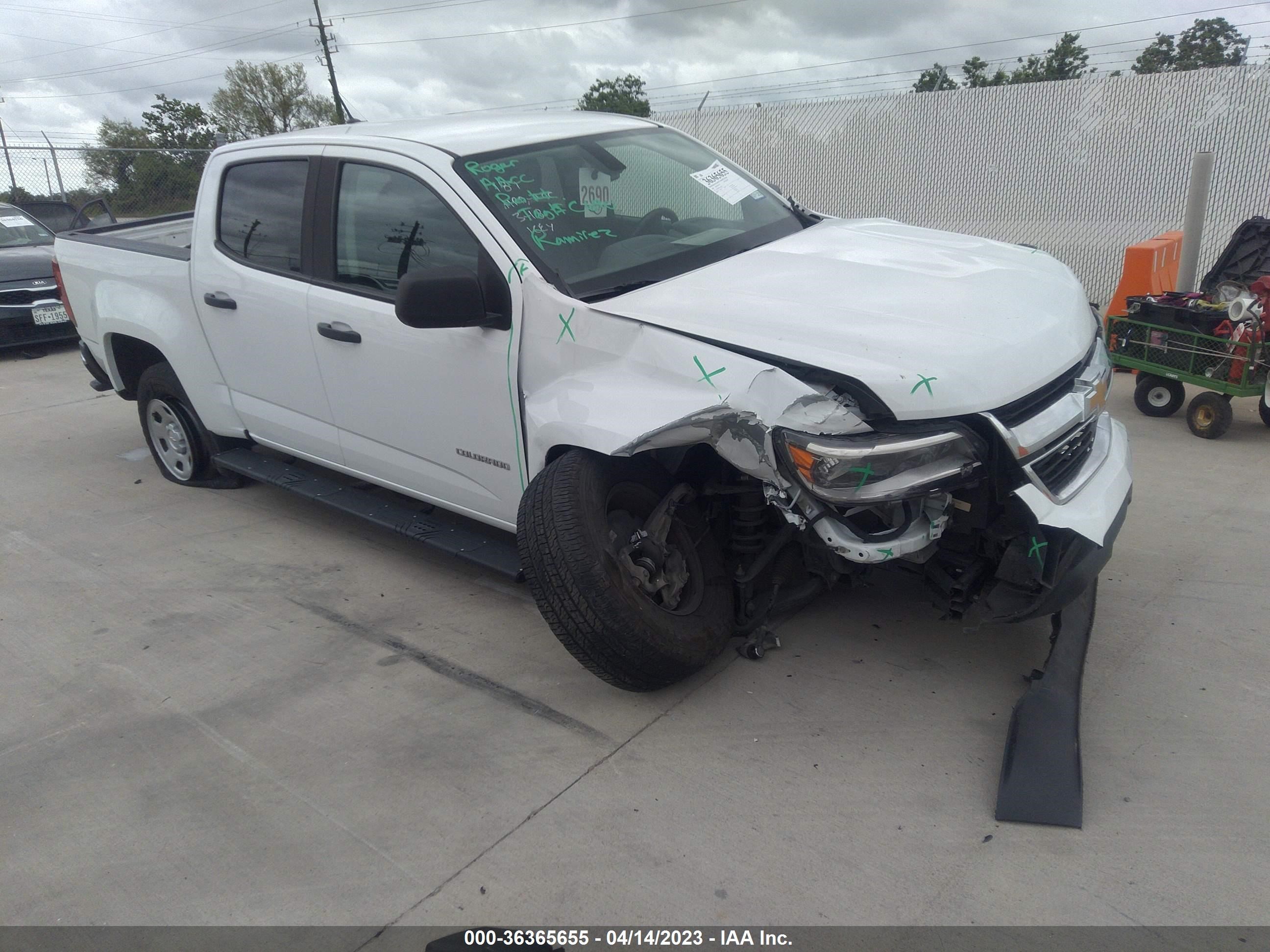 chevrolet colorado 2020 1gcgsbea9l1212660