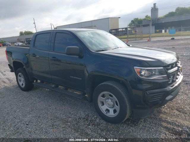 chevrolet colorado 2022 1gcgsbeaxn1302354