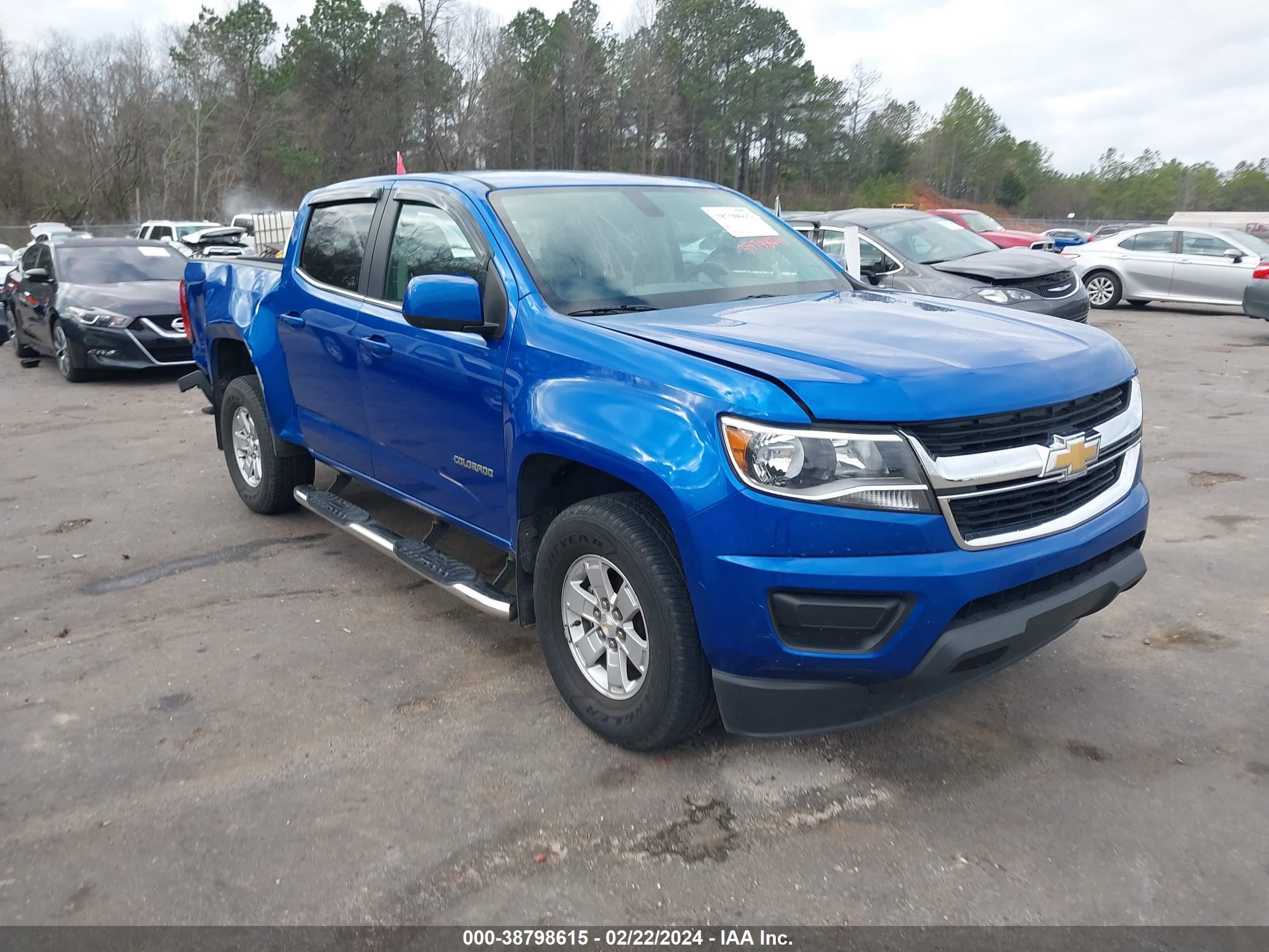 chevrolet colorado 2019 1gcgsben7k1185363