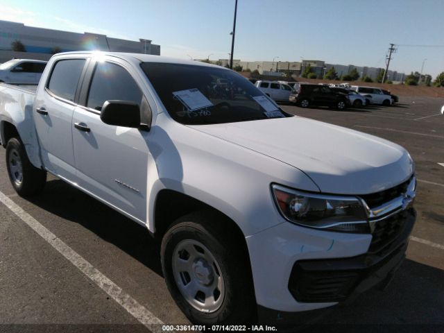 chevrolet colorado 2021 1gcgsbenxm1266019