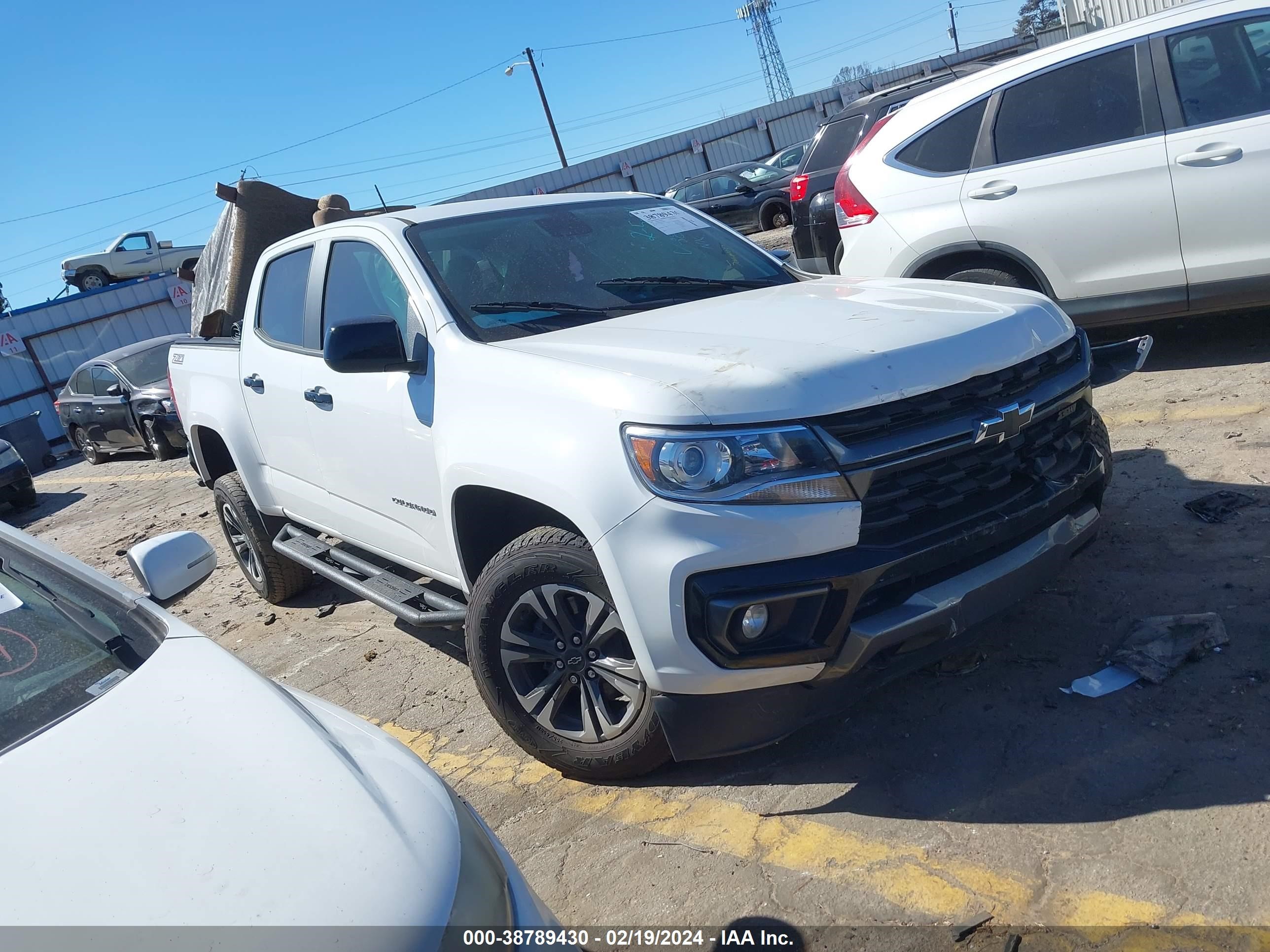 chevrolet colorado 2021 1gcgsden3m1288858