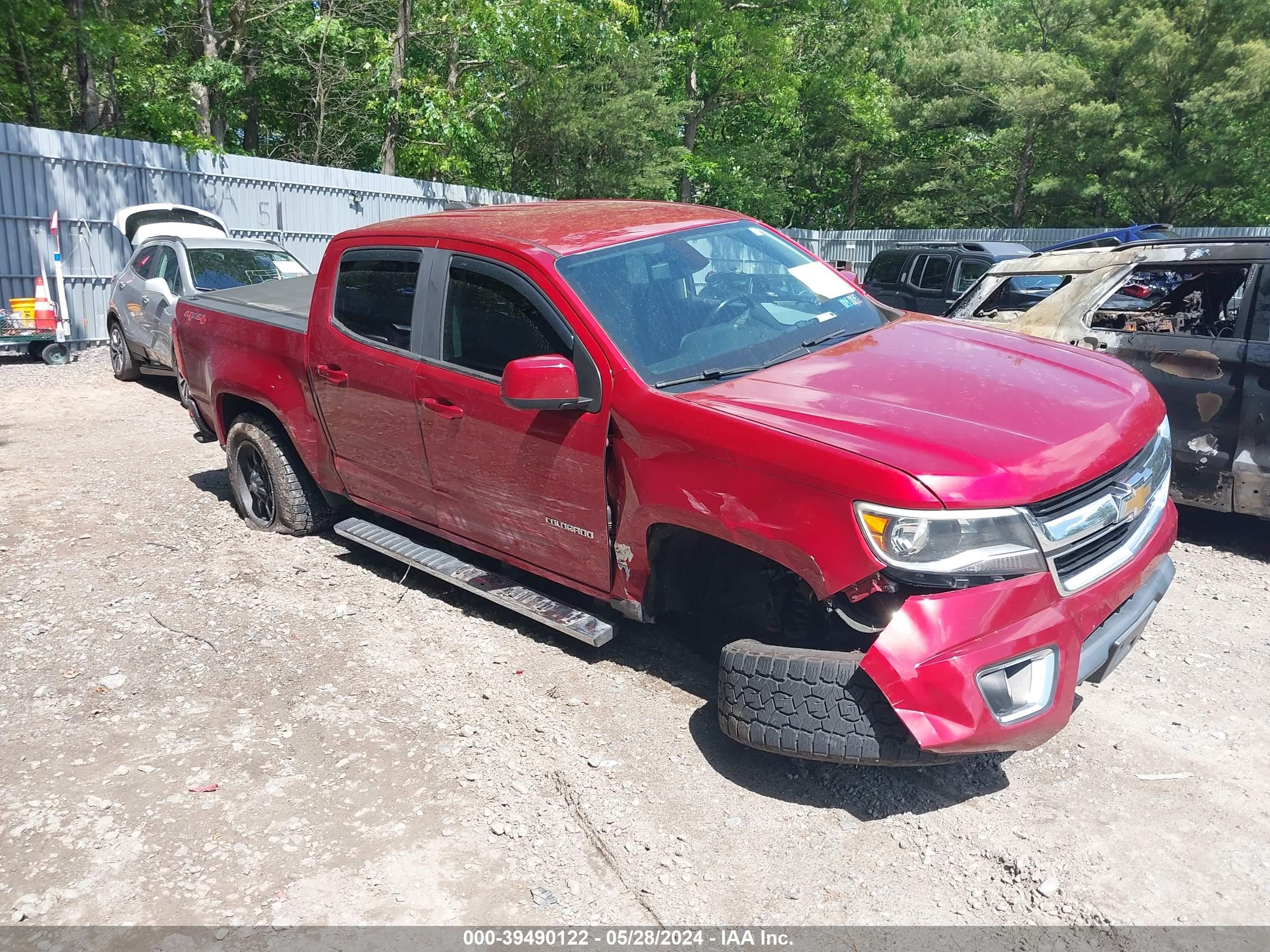 chevrolet colorado 2016 1gcgtce31g1378505