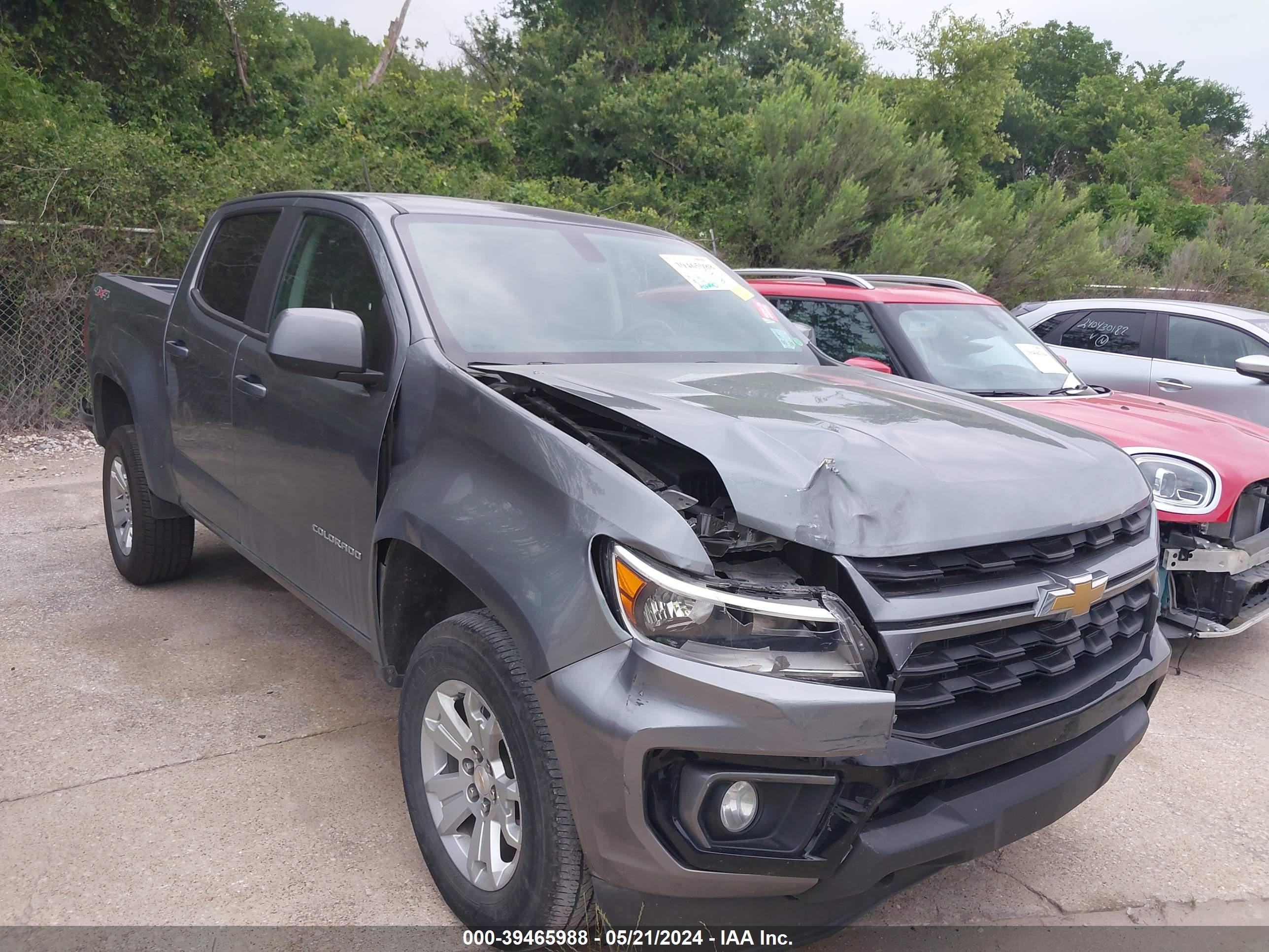 chevrolet colorado 2022 1gcgtcenxn1227676