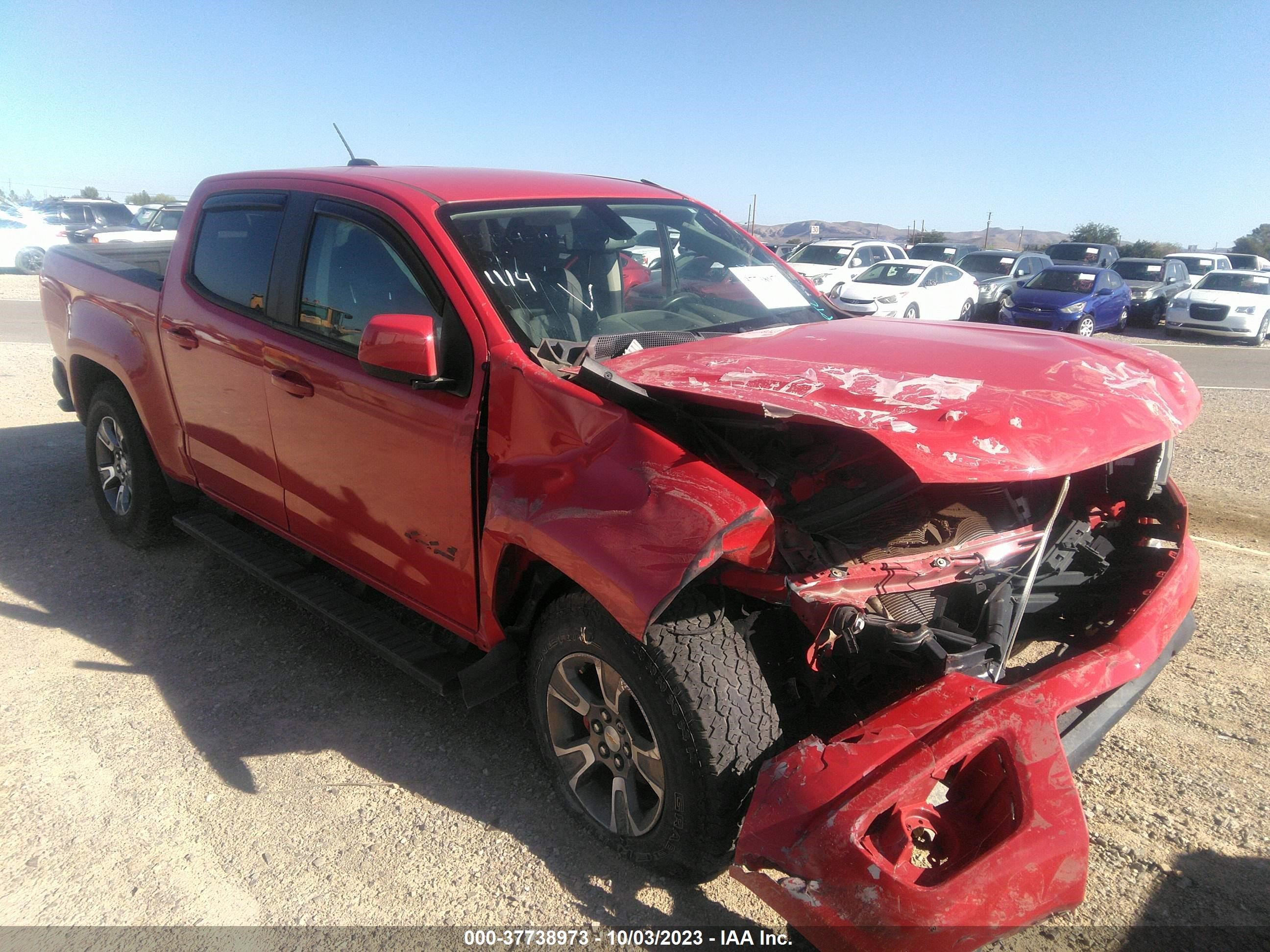 chevrolet colorado 2018 1gcgtden0j1224141