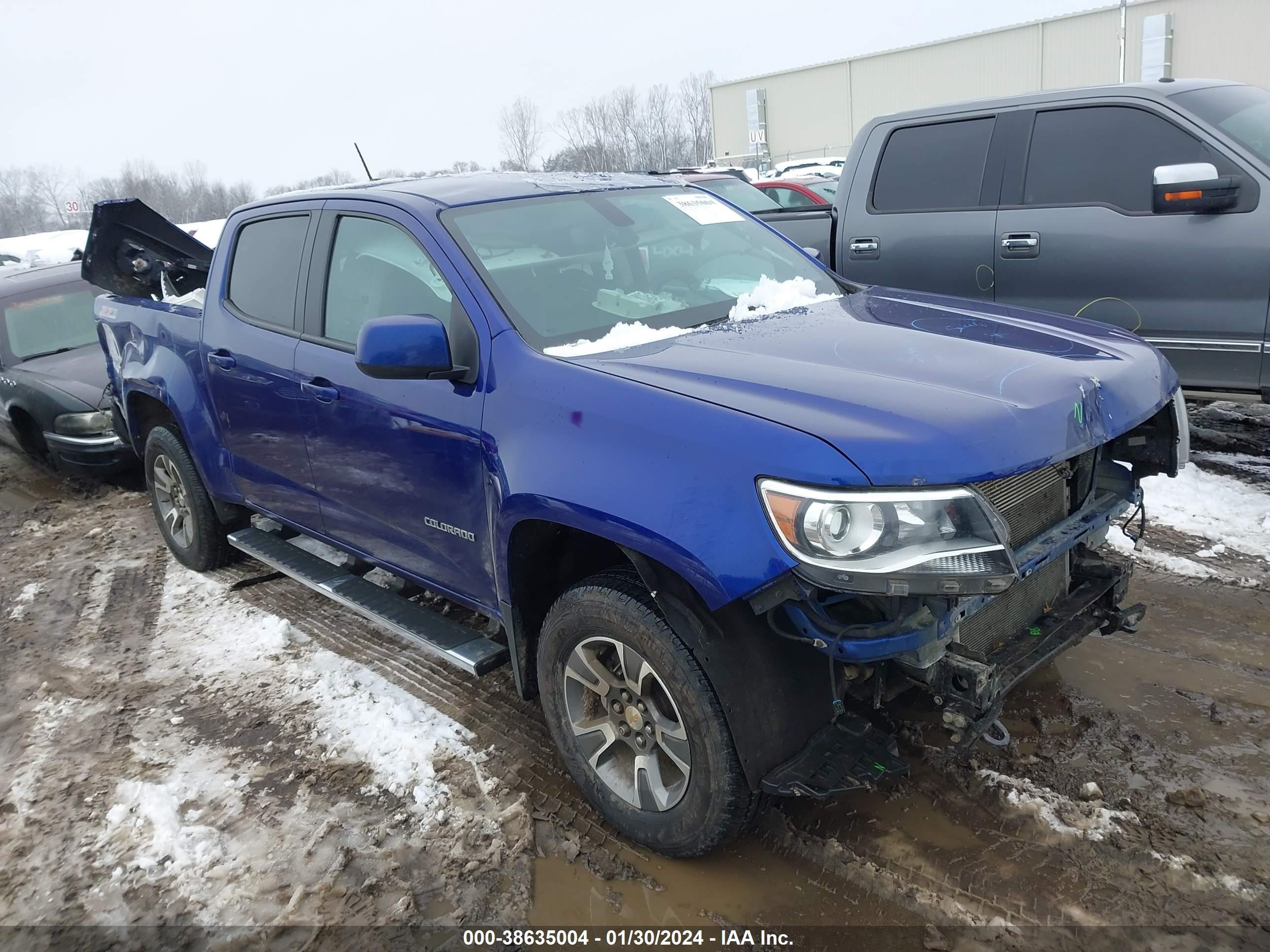 chevrolet colorado 2017 1gcgtden6h1312332