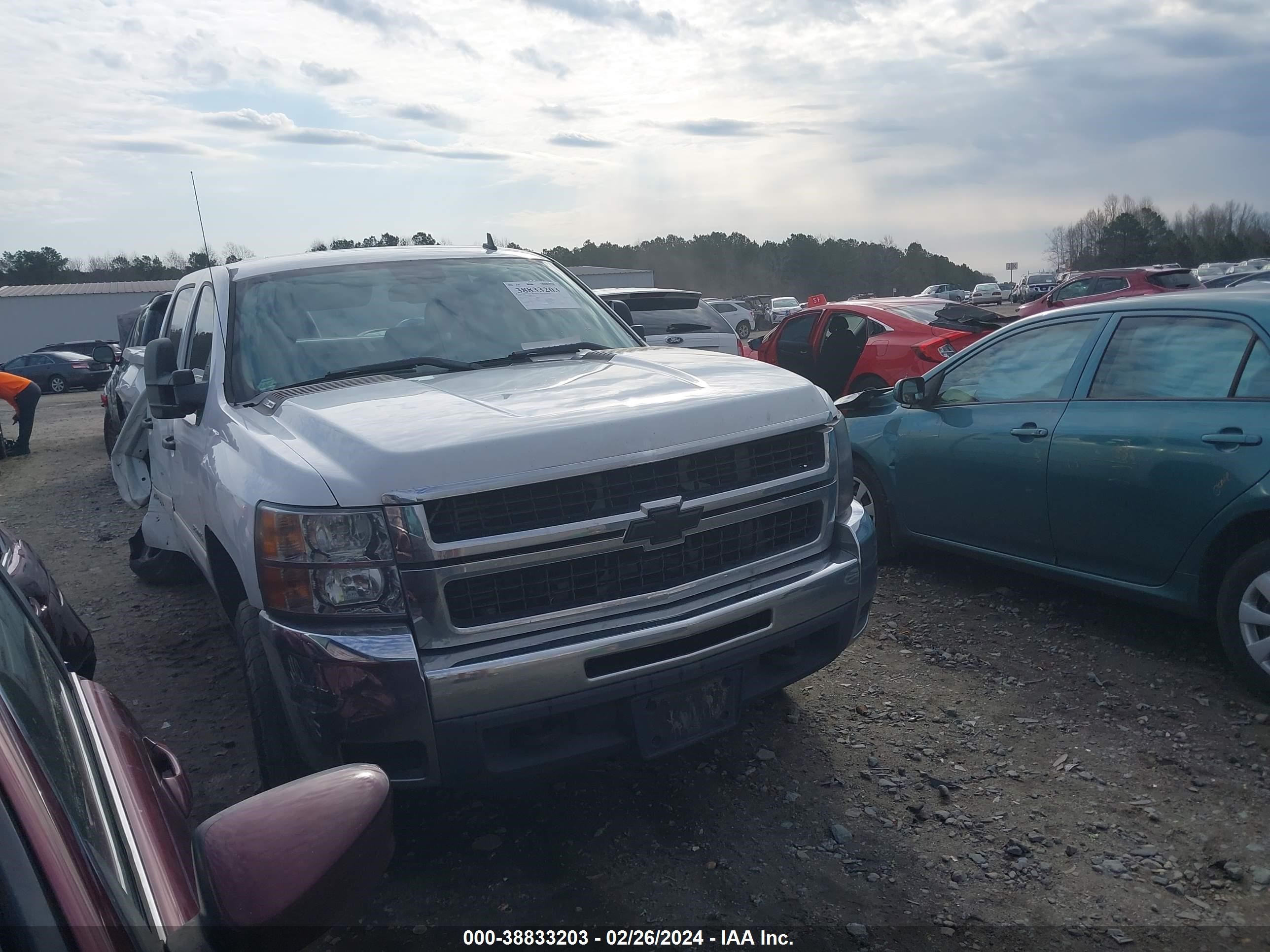 chevrolet silverado 2008 1gchc23678f209556