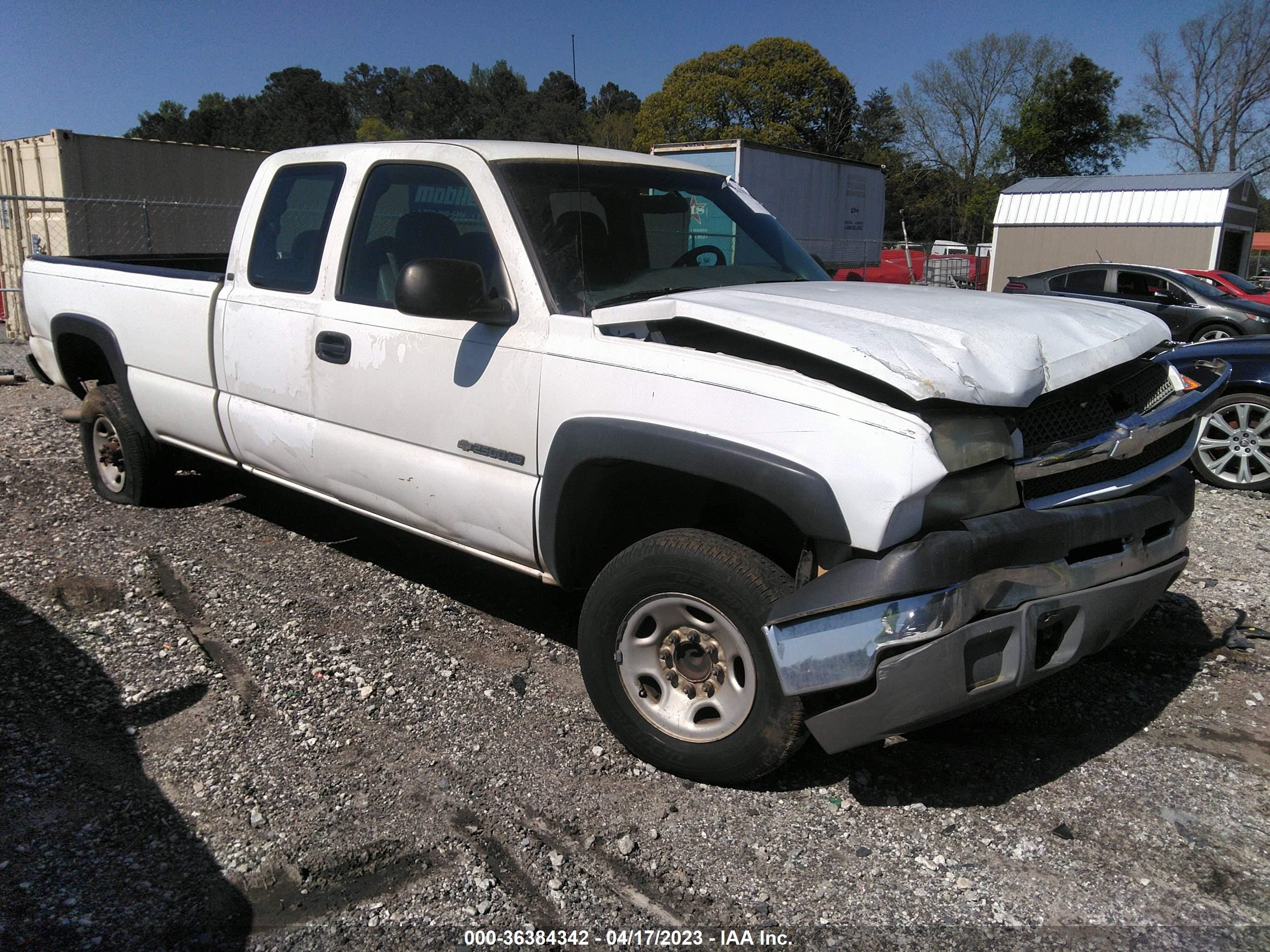 chevrolet silverado 2003 1gchc29u03e100893