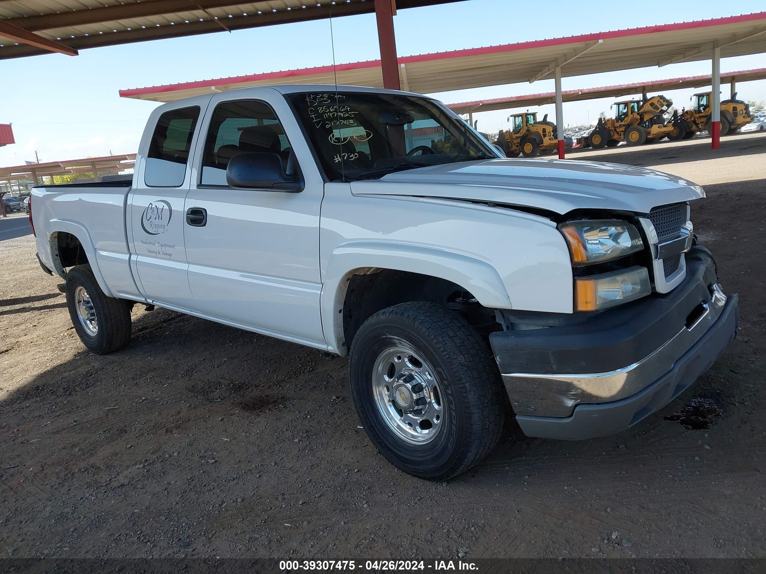 chevrolet silverado 2004 1gchc29u54e217743