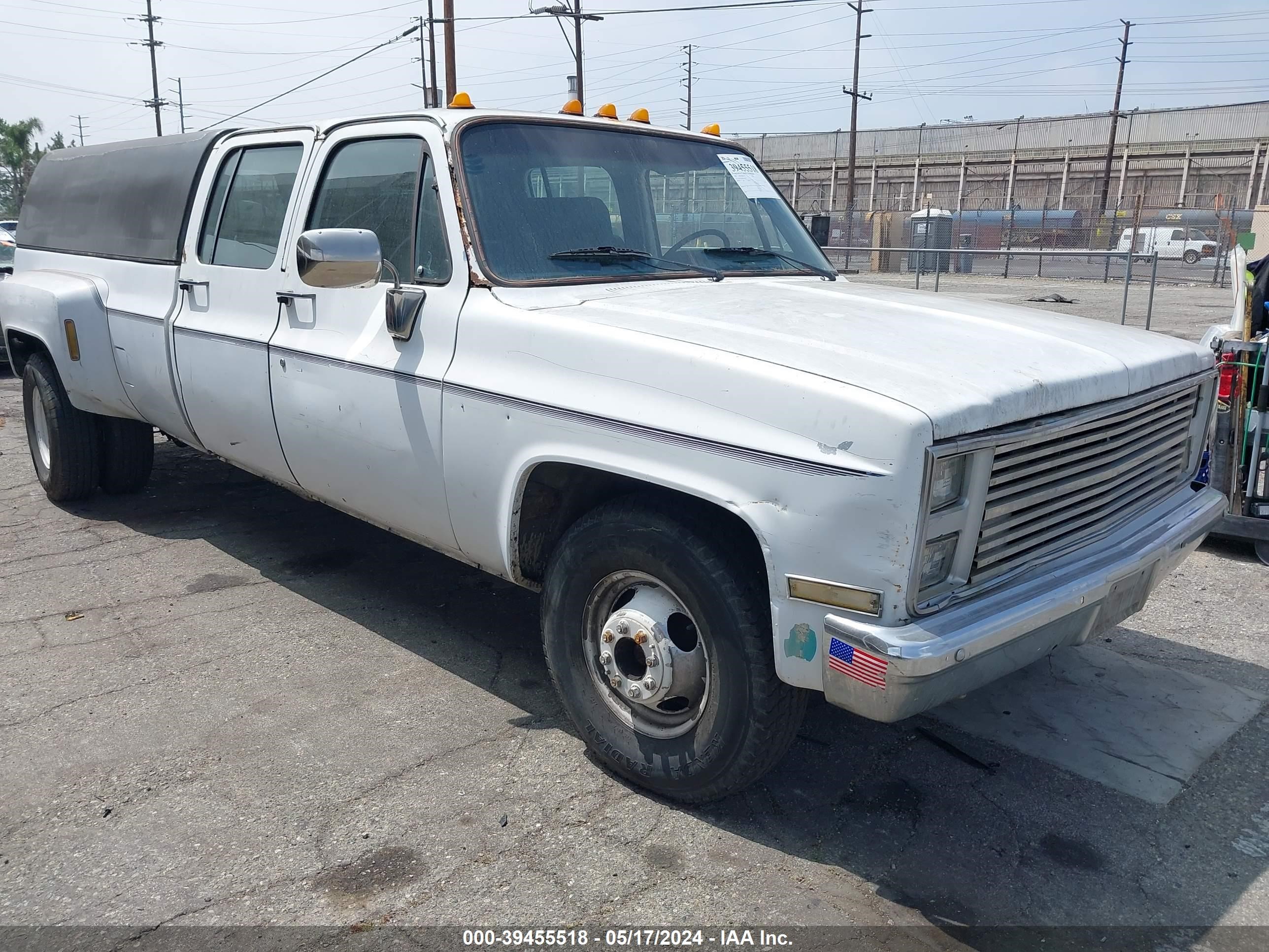 chevrolet c30 1985 1gchc33w8fs189554