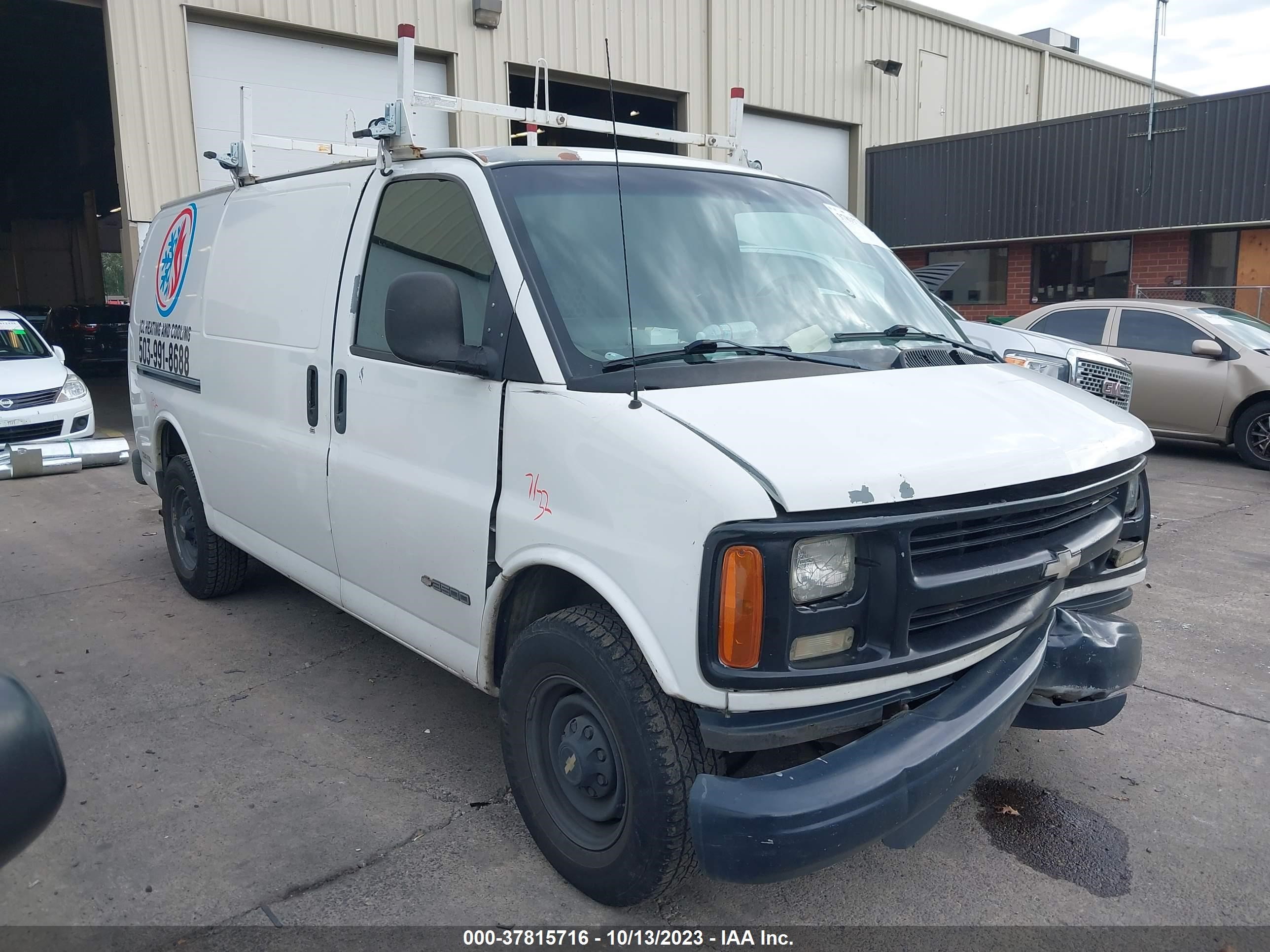 chevrolet express 2002 1gchg35r121189908