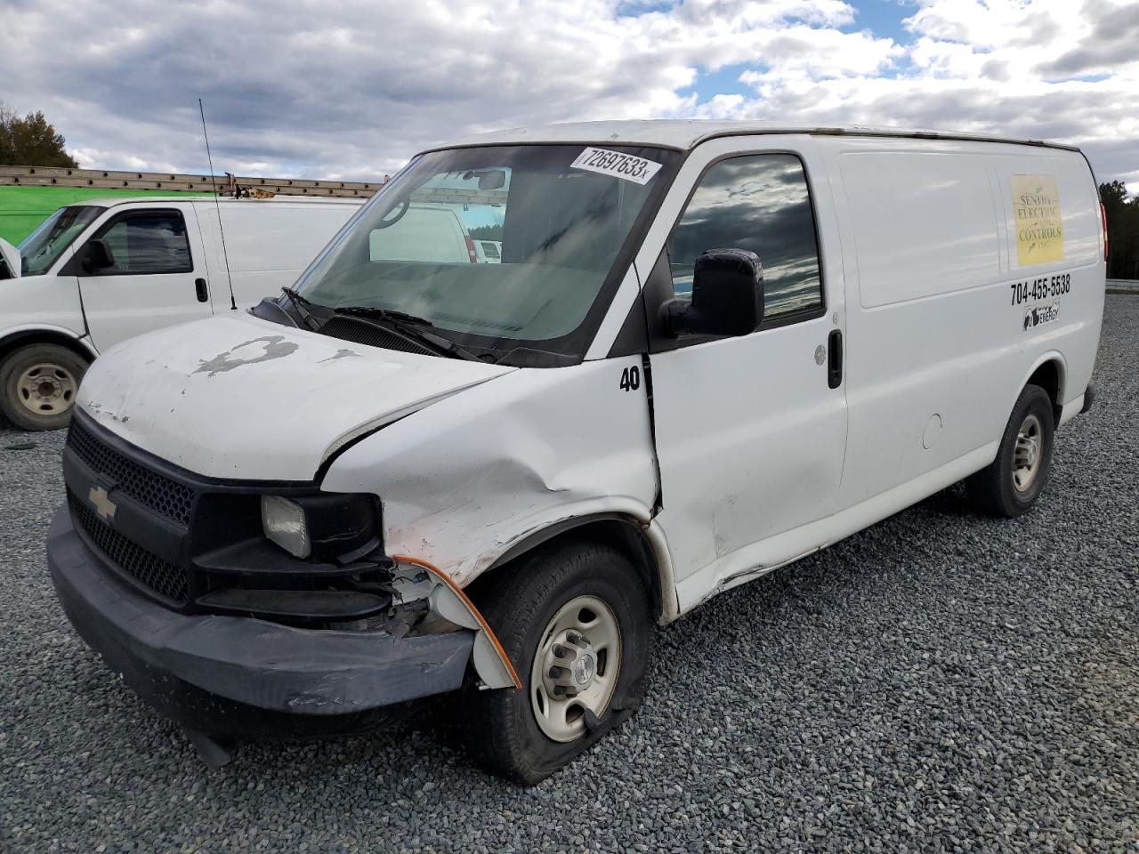 chevrolet express 2007 1gchg35u171166818