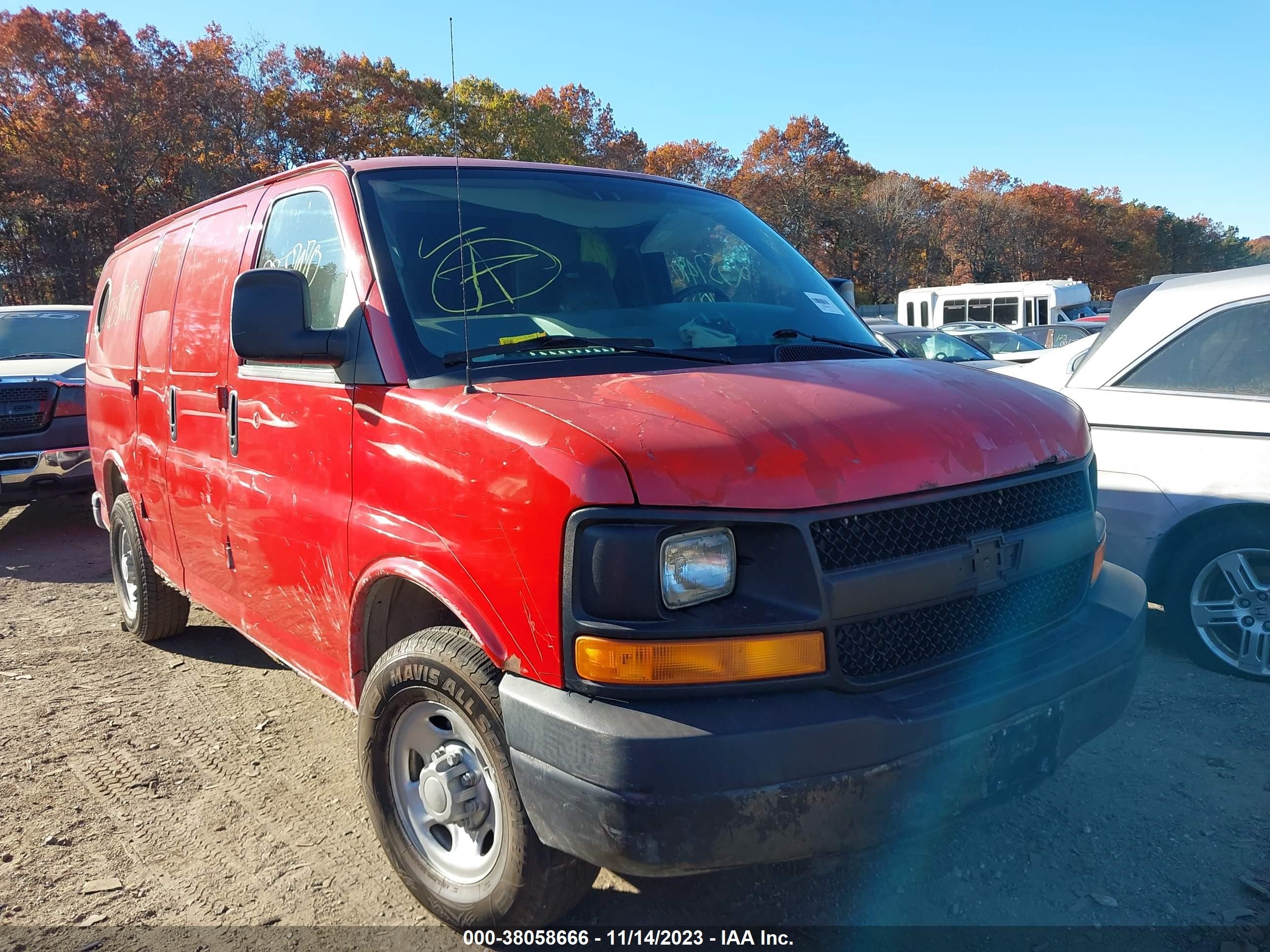 chevrolet express 2007 1gchg35u471224484