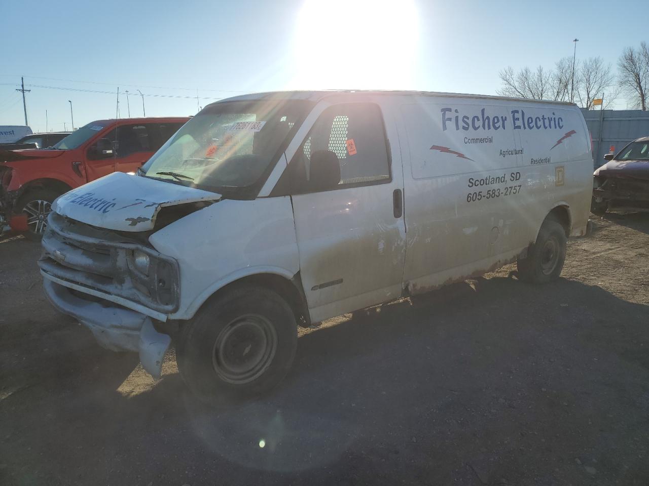 chevrolet express 2002 1gchg39r321154362