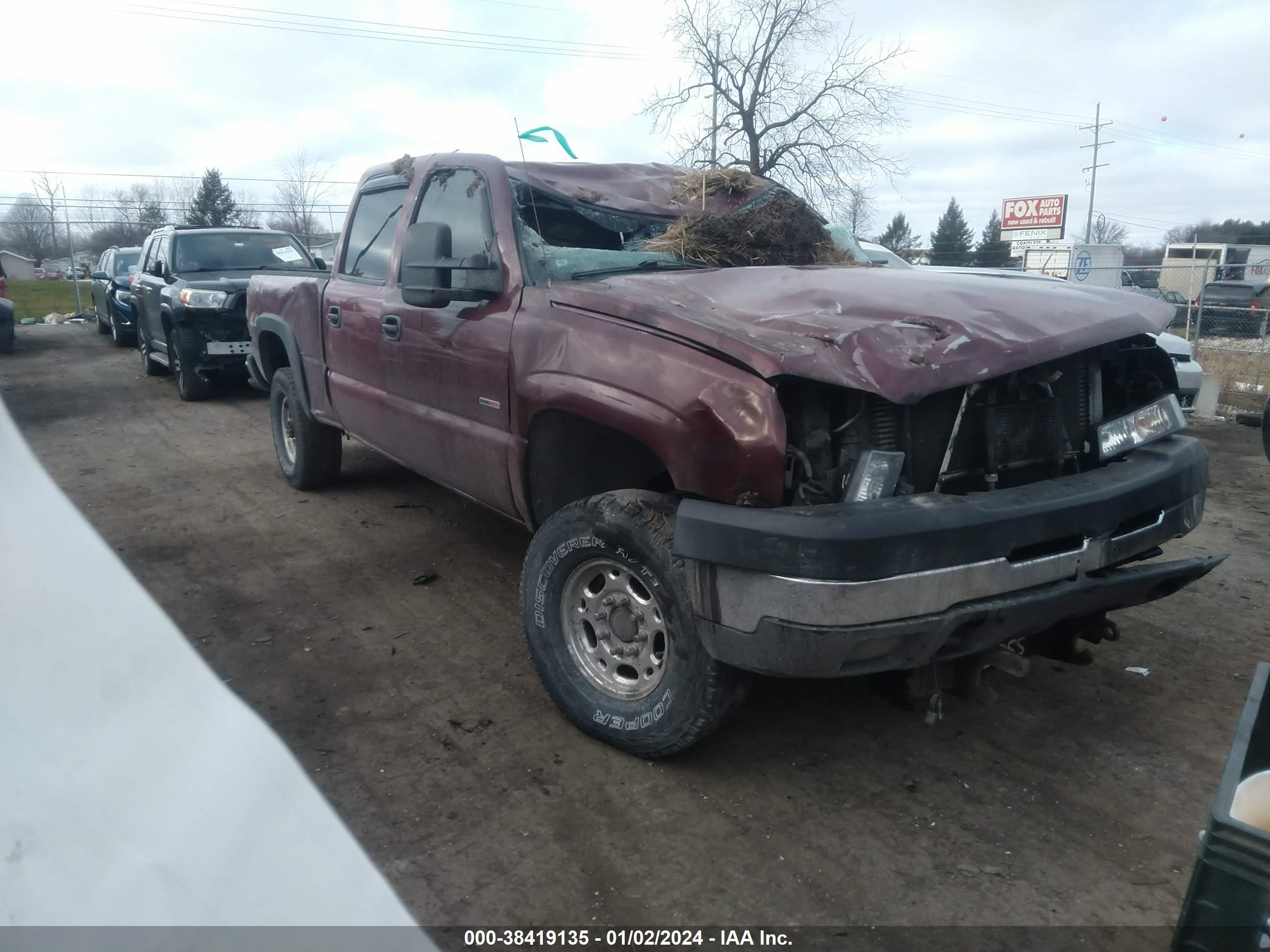 chevrolet silverado 2003 1gchk23193f113007