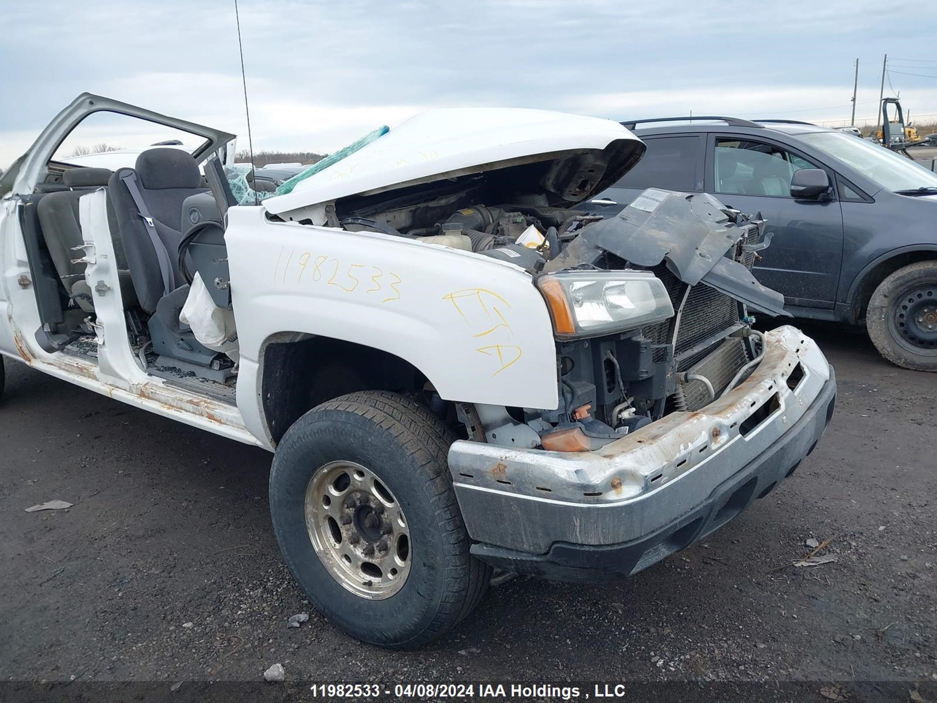 chevrolet silverado 2007 1gchk23d17f110800