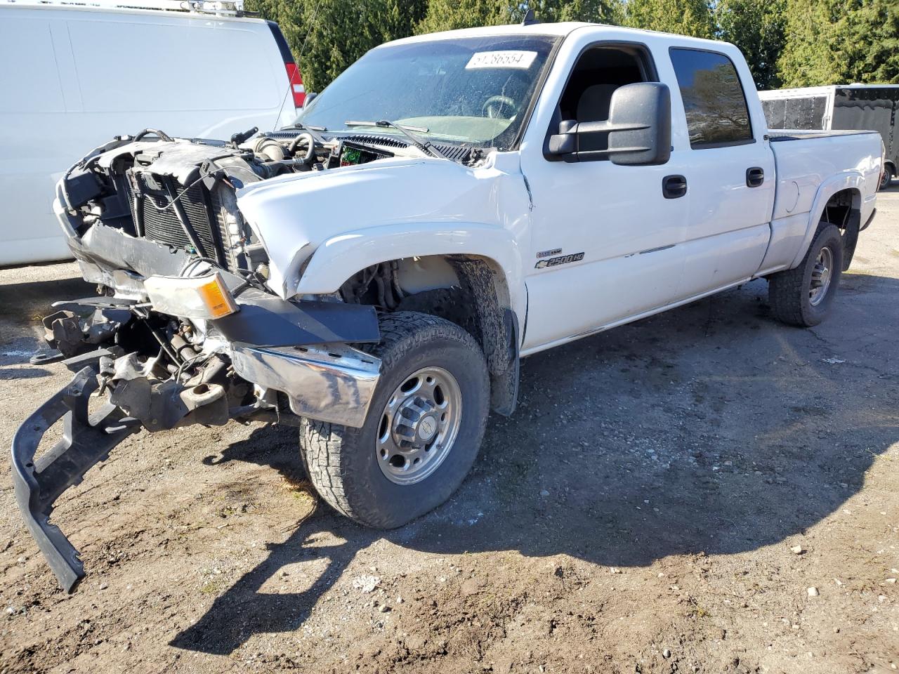 chevrolet silverado 2007 1gchk23d97f182117