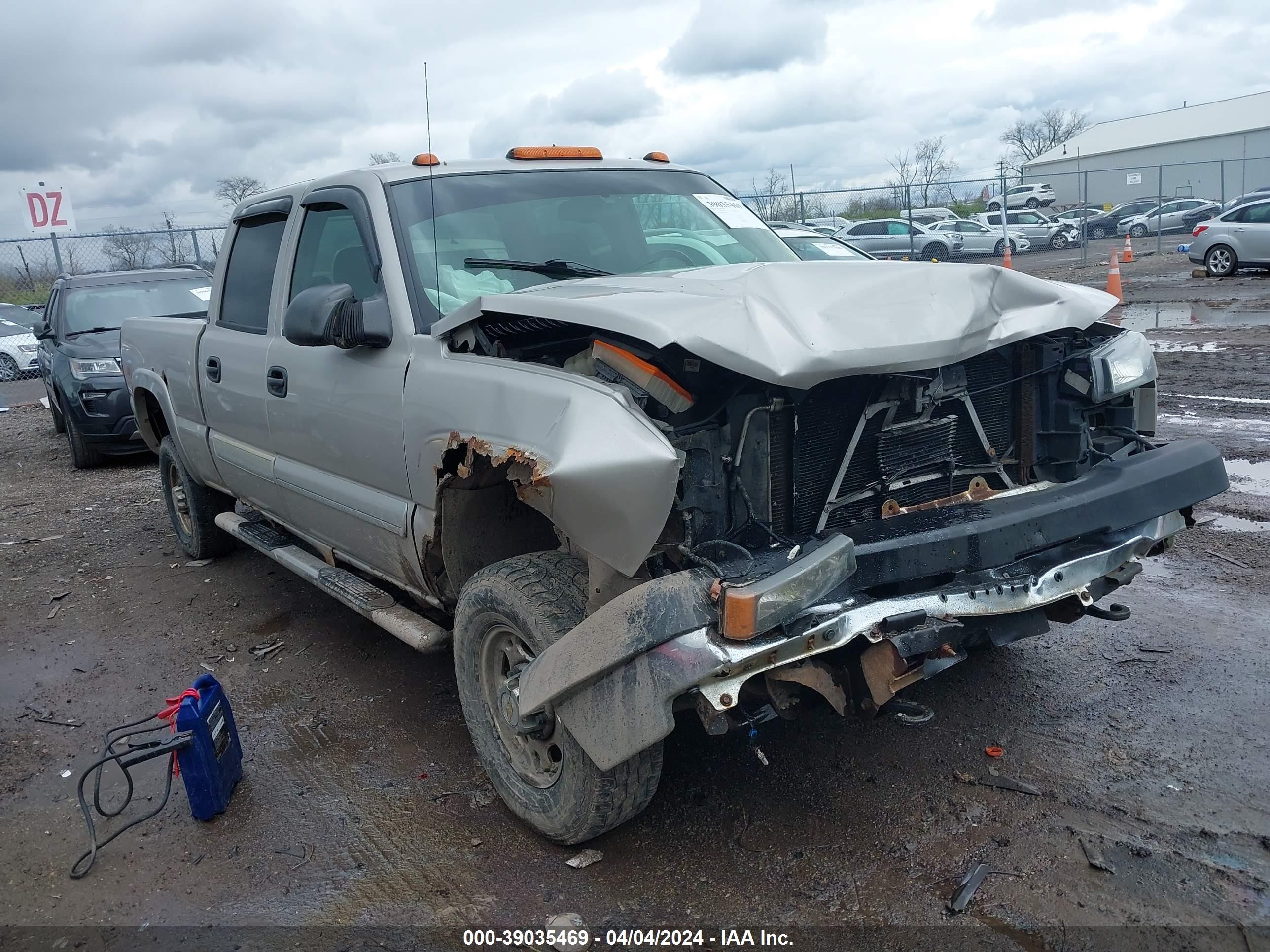 chevrolet silverado 2004 1gchk23u24f119310