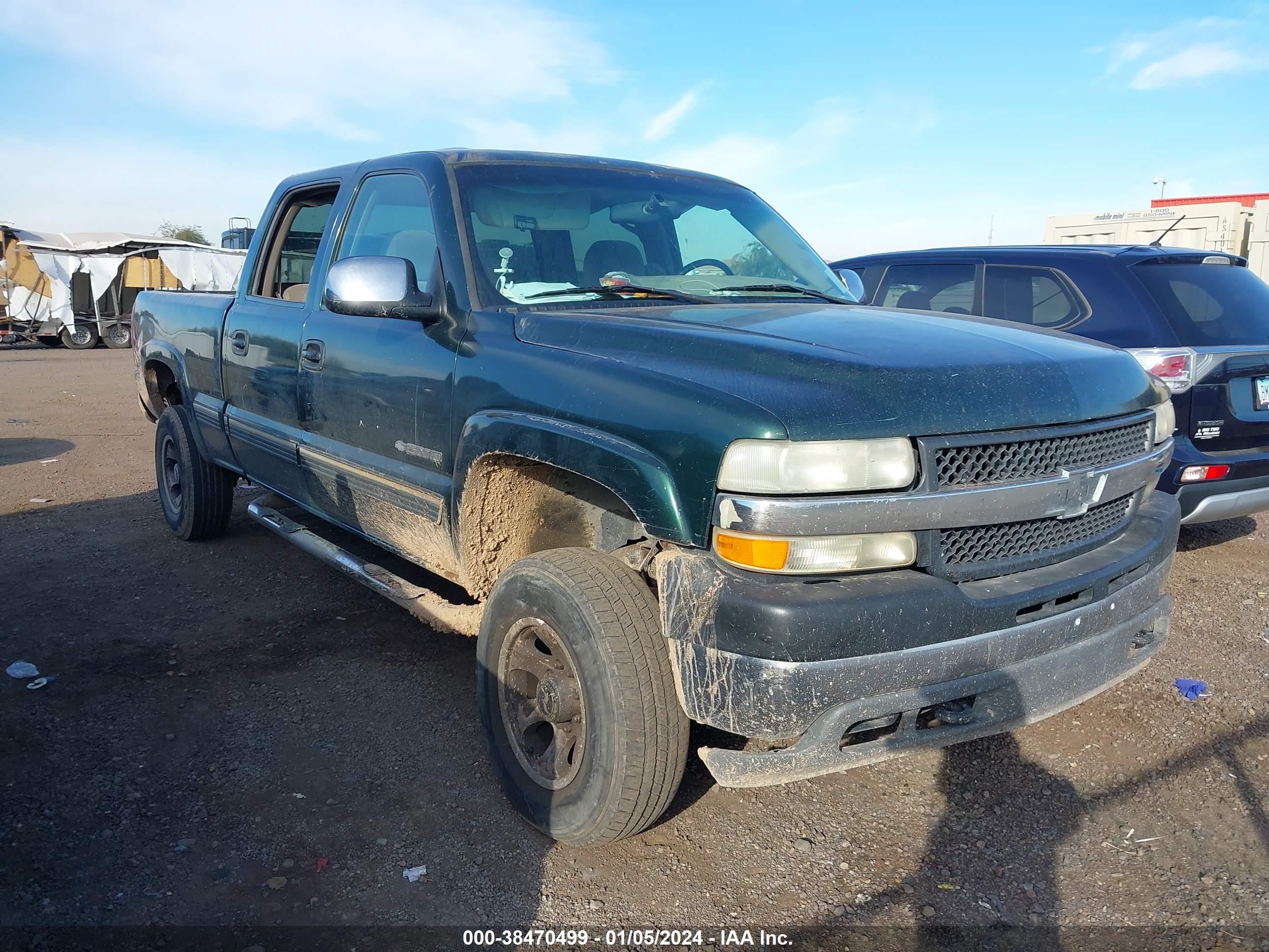 chevrolet silverado 2001 1gchk23u51f202824