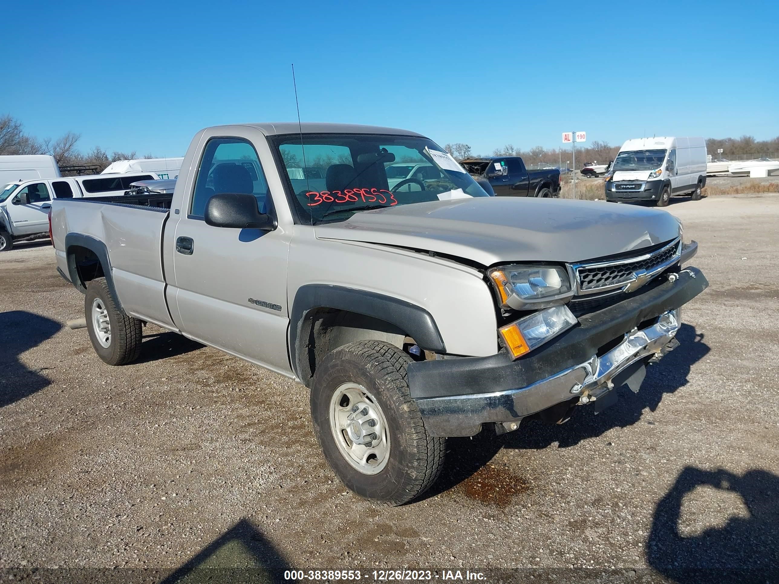 chevrolet silverado 2005 1gchk24u15e193369